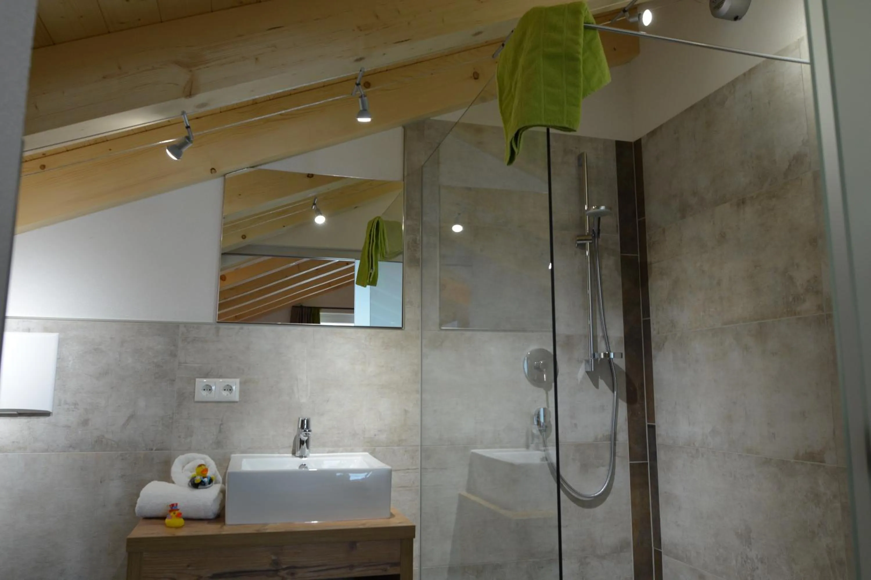 Shower in Pension Alpenblick