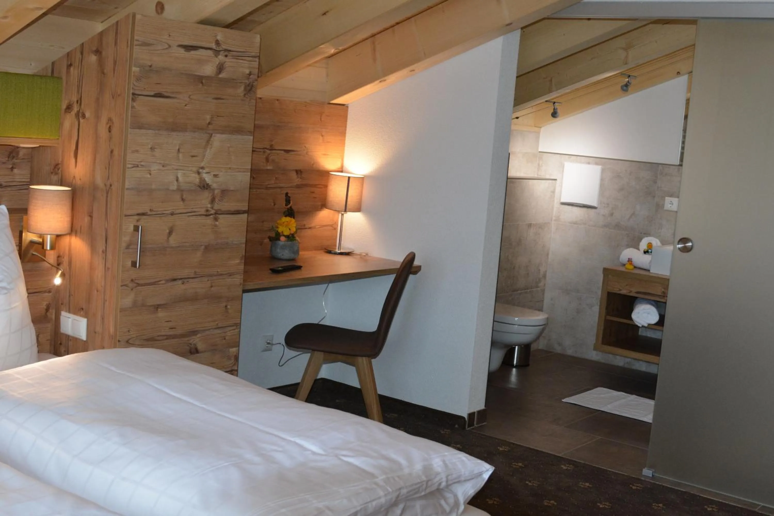Bed in Pension Alpenblick