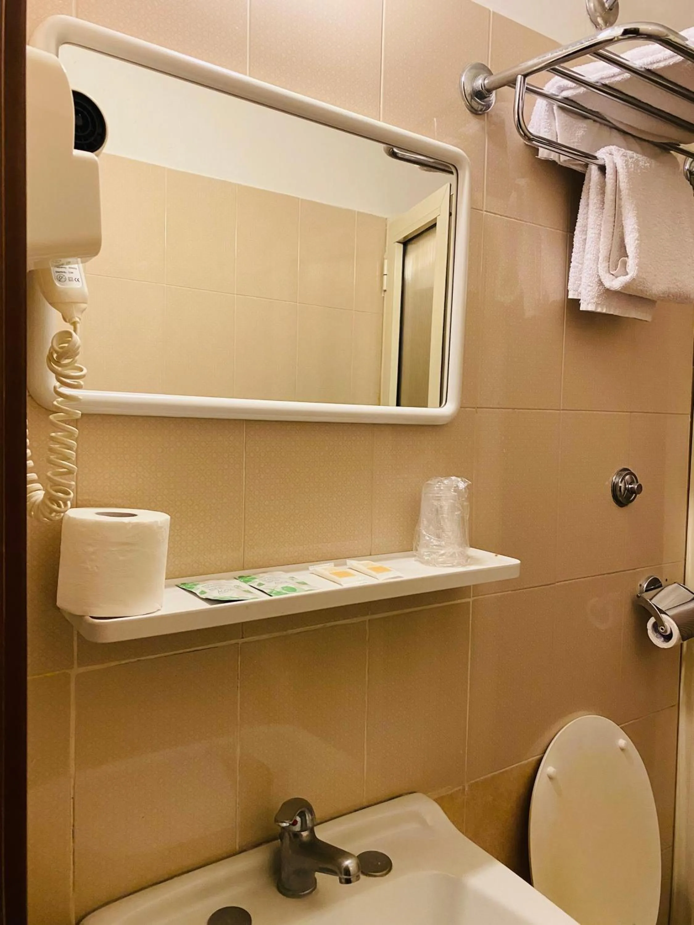 Bathroom in Hotel Ferrari