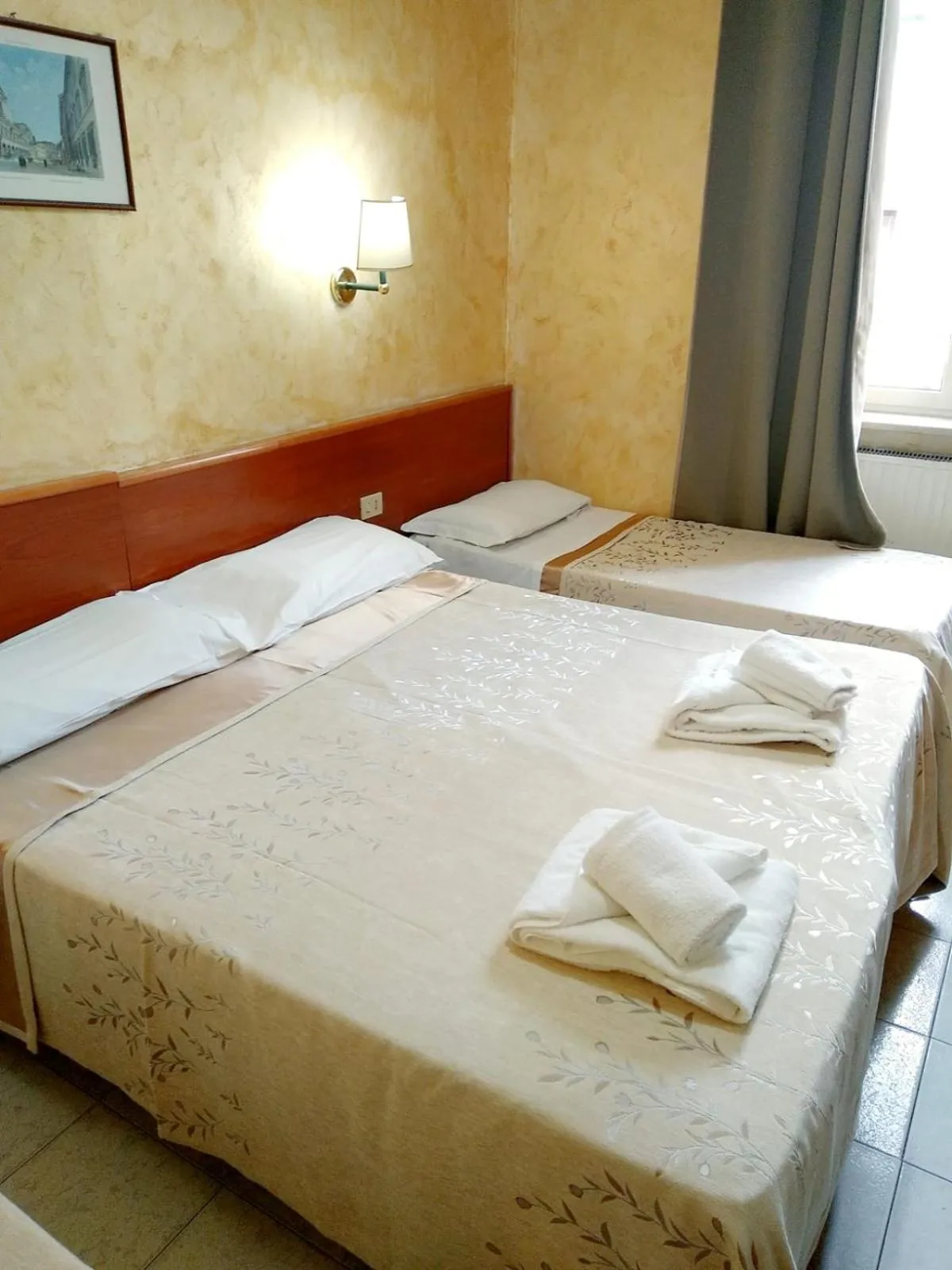 Bed in Hotel Ferrari