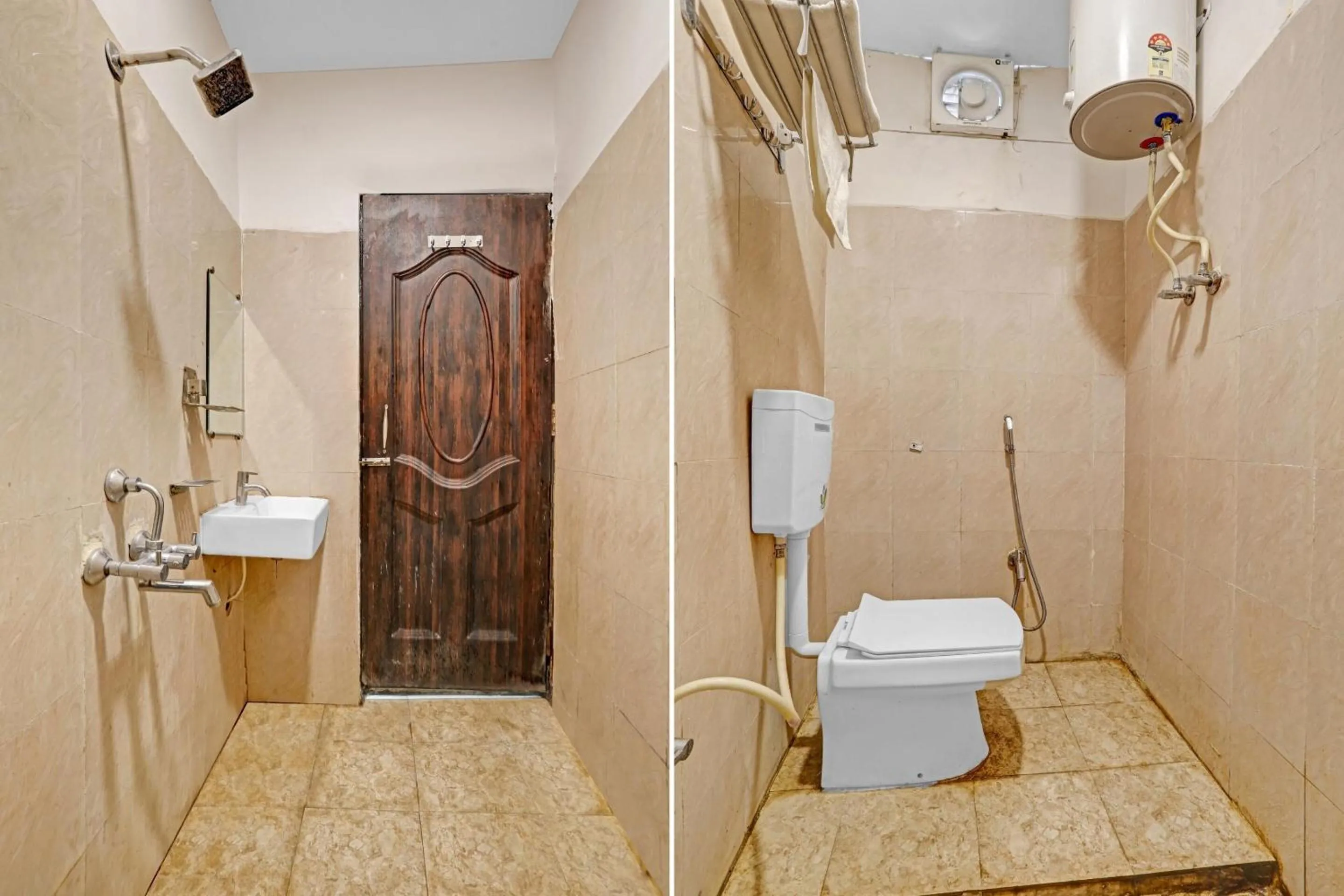 Bathroom in Hotel O Happy Stay