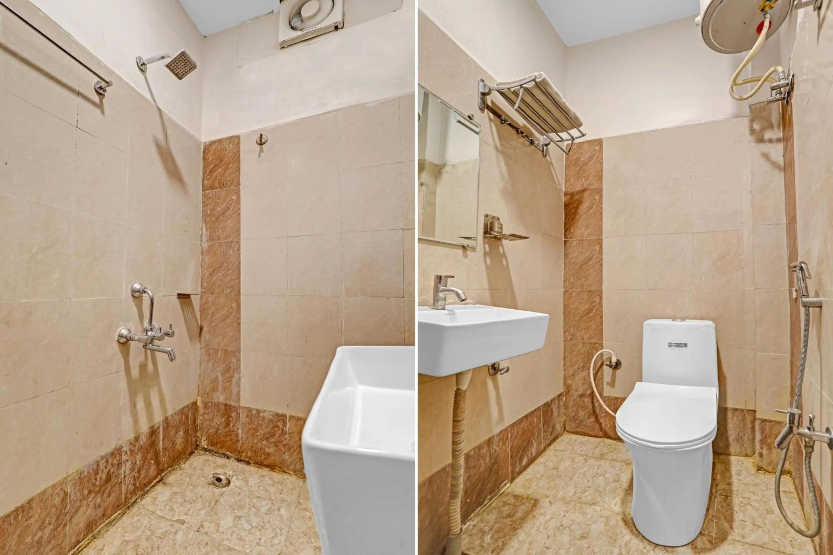 Bathroom in Hotel O Happy Stay