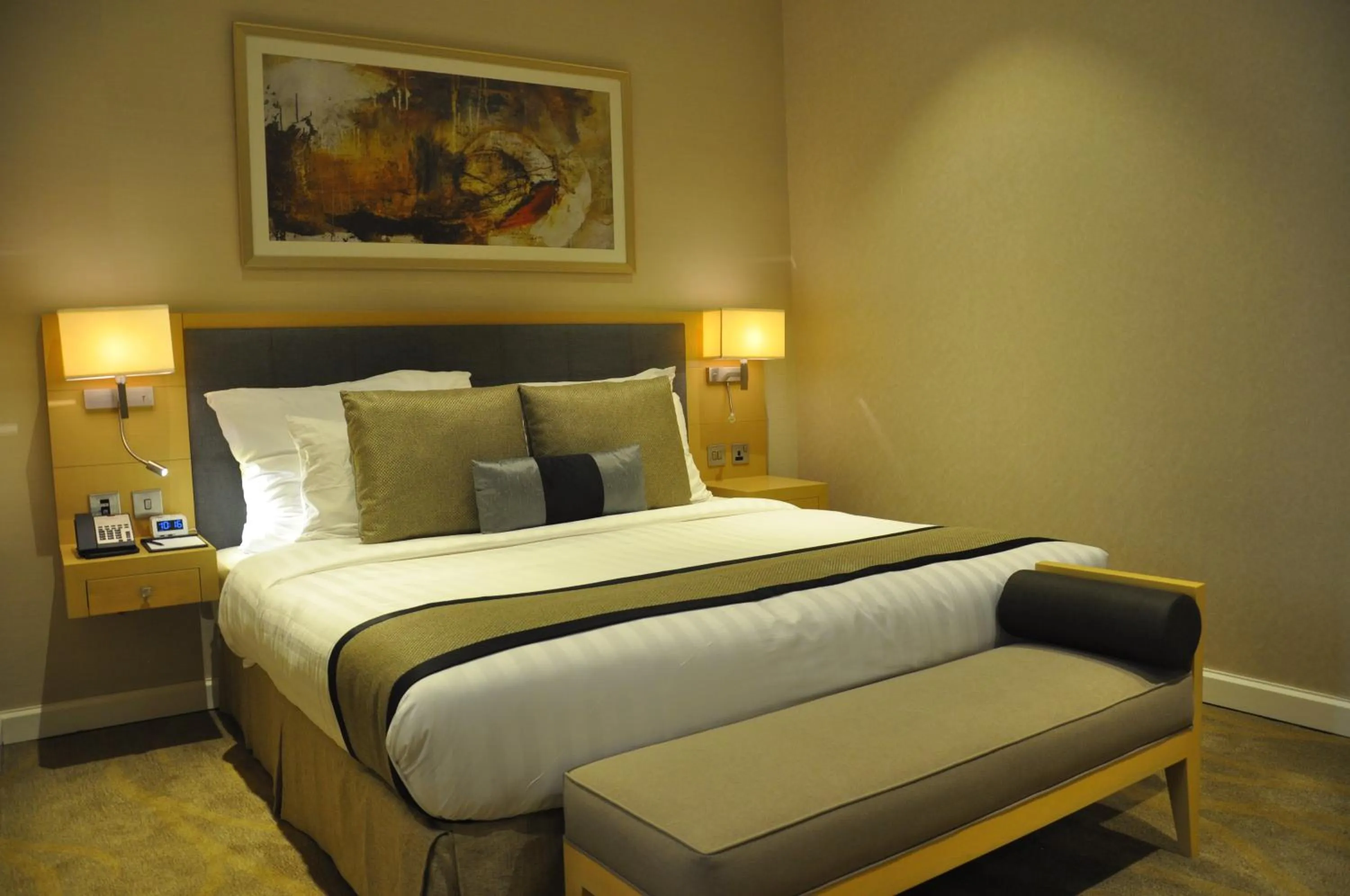 Bed in Lavender Hotel Al Nahda Dubai
