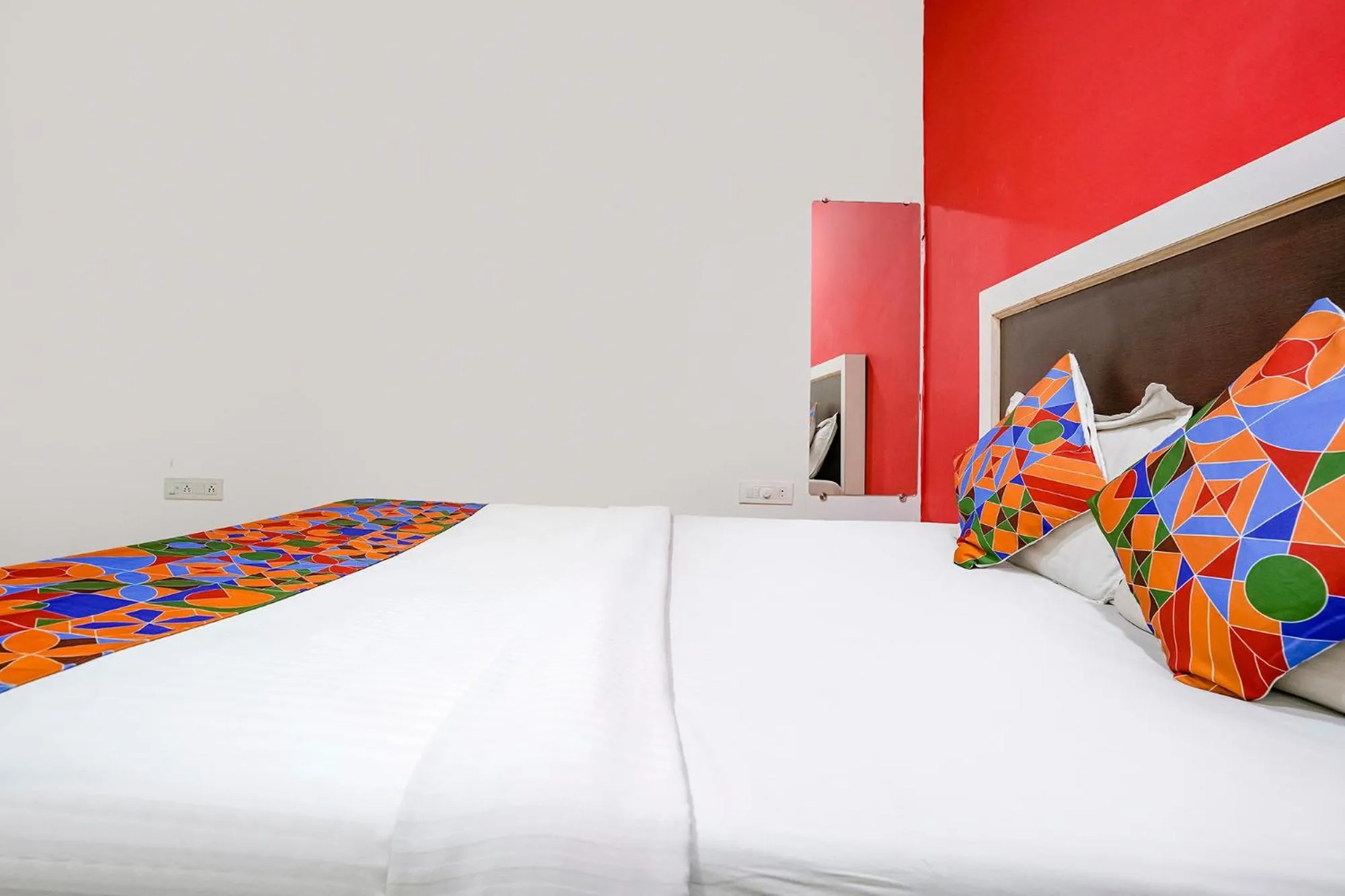 Photo of the whole room, Bed in Via Sai Lodging - Nashik Railway Station