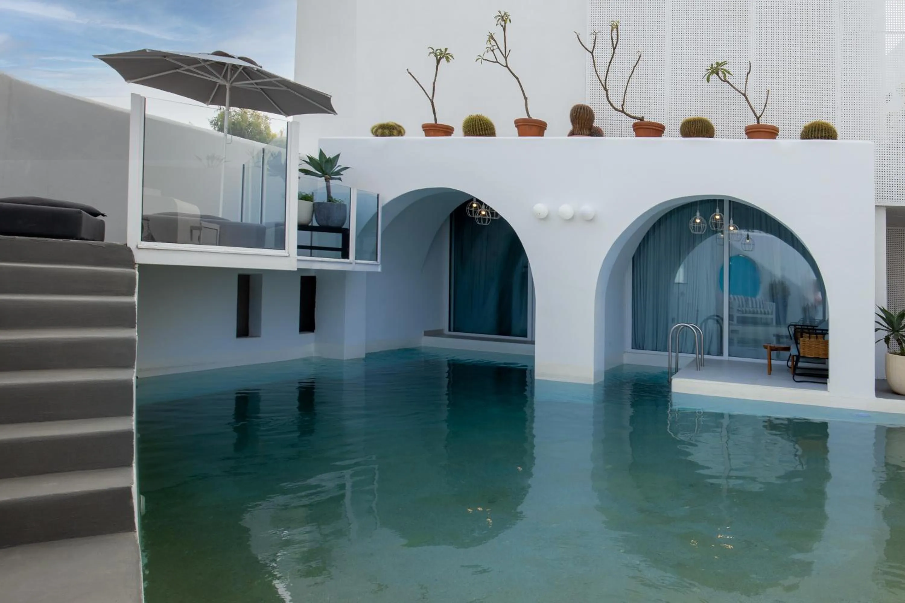 Balcony/Terrace in Kouros Exclusive Hotel & Suites - Adults Only