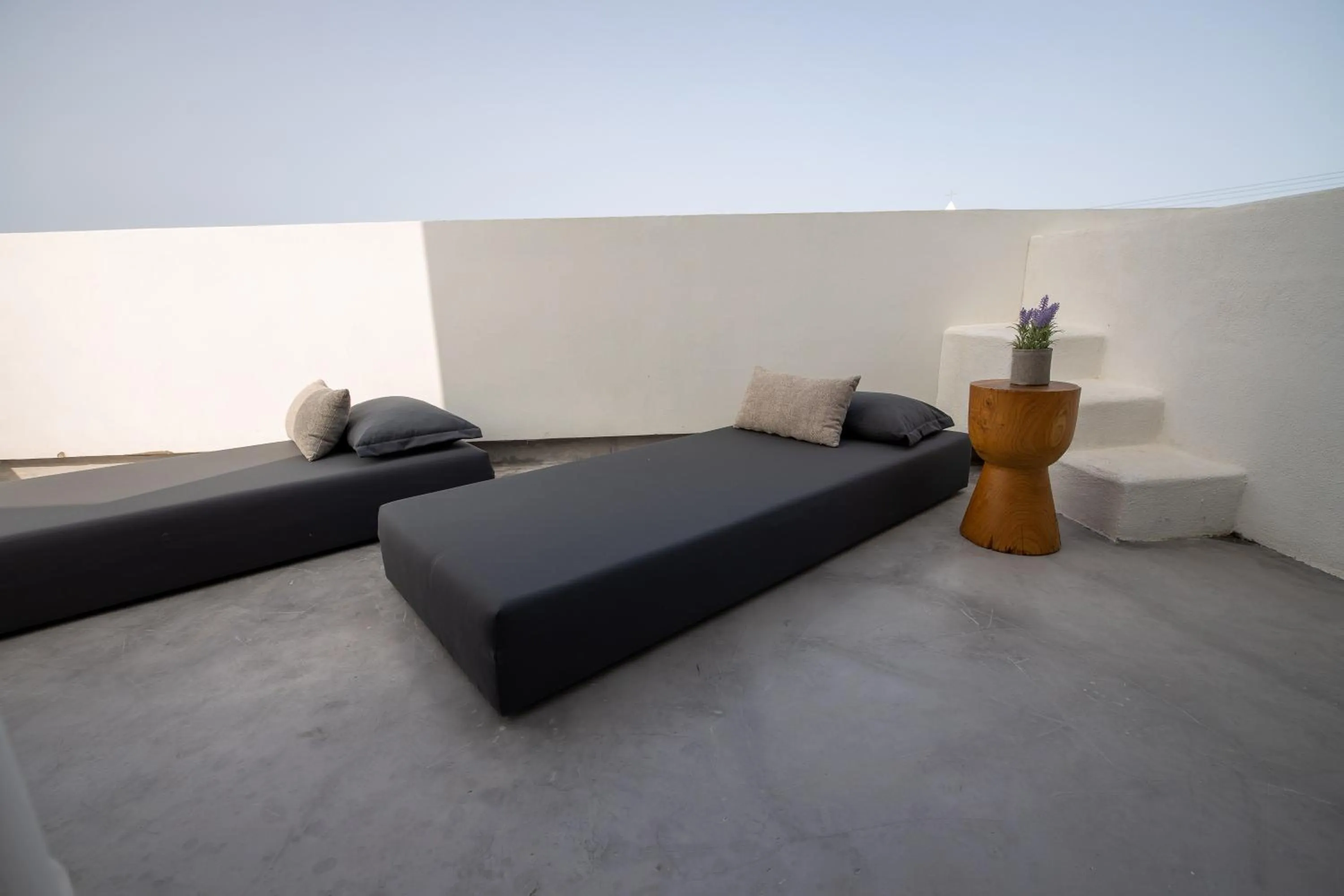 Balcony/Terrace, Bed in Kouros Exclusive Hotel & Suites - Adults Only