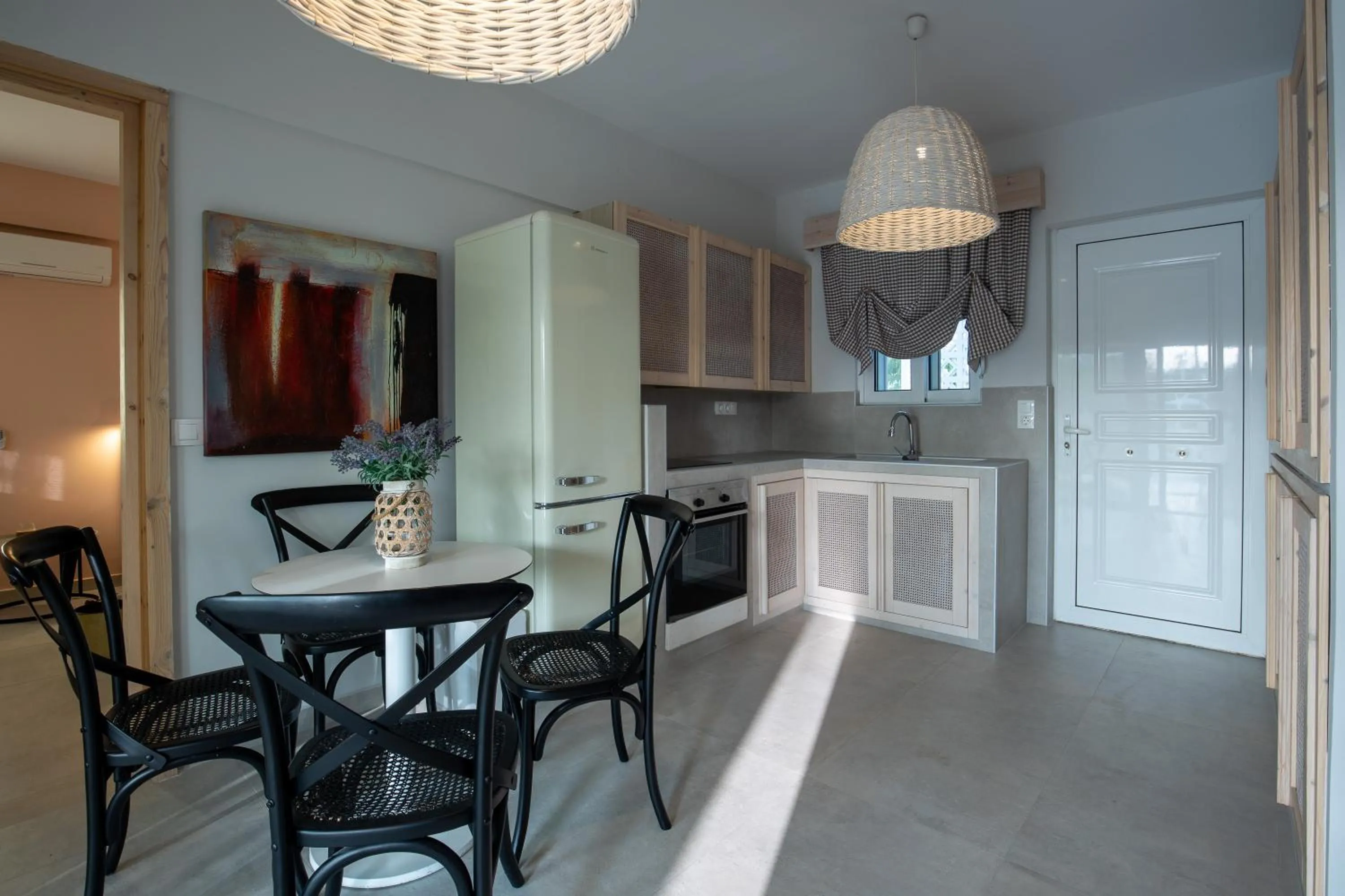 Kitchen or kitchenette in Kouros Exclusive Hotel & Suites - Adults Only