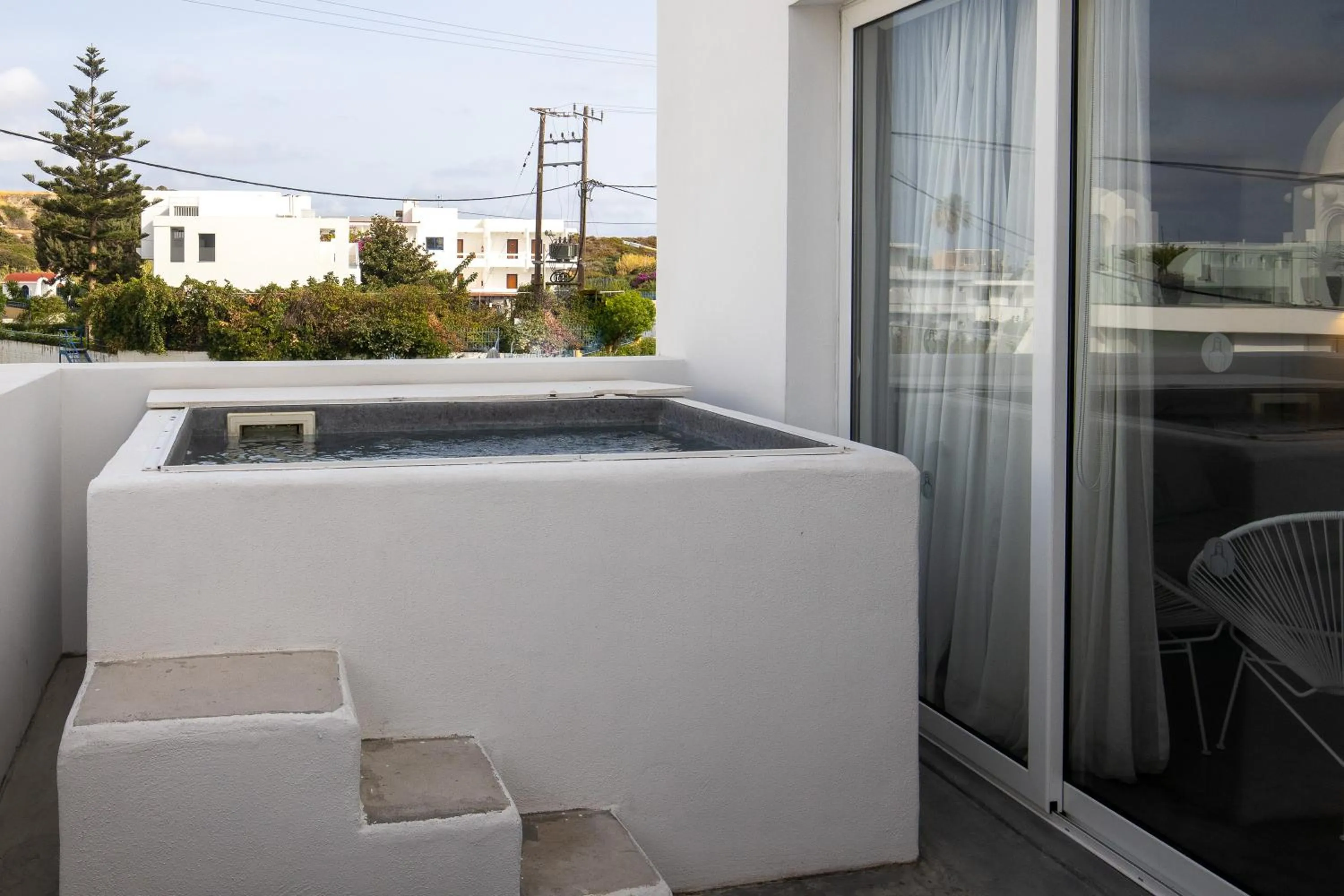 Balcony/Terrace in Kouros Exclusive Hotel & Suites - Adults Only