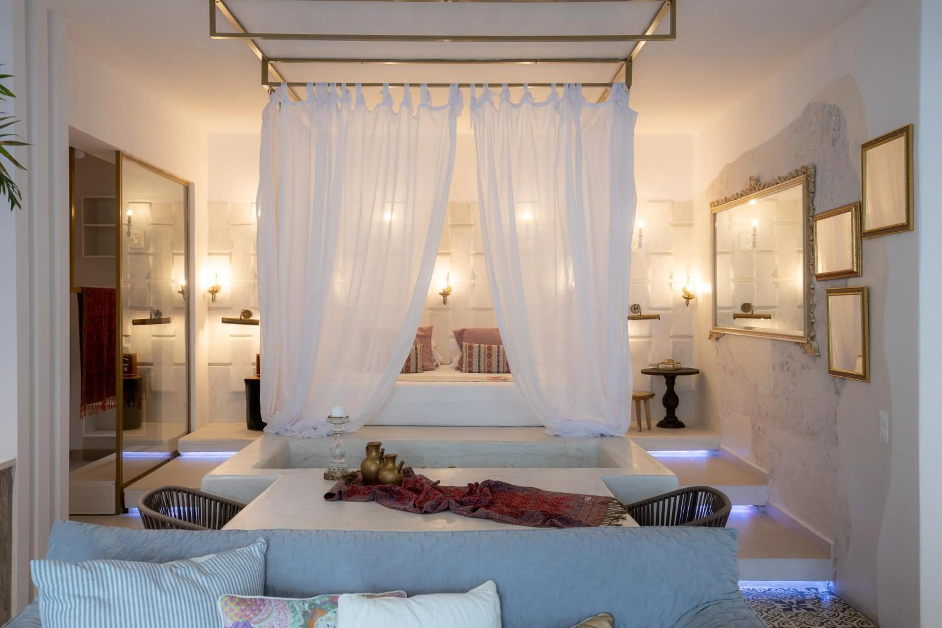 Bedroom, Bed in Kouros Exclusive Hotel & Suites - Adults Only