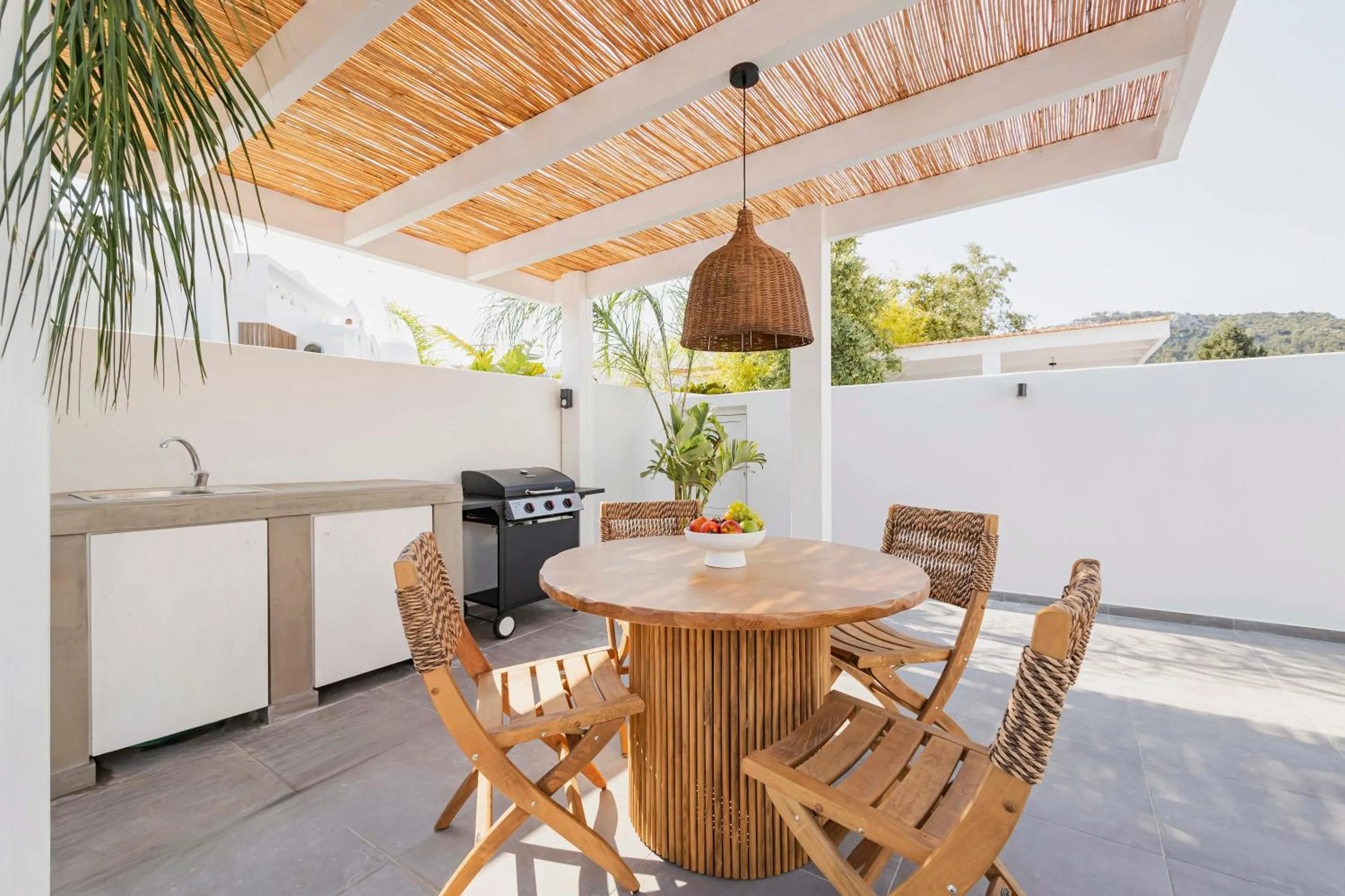 BBQ facilities in Kouros Exclusive Hotel & Suites - Adults Only