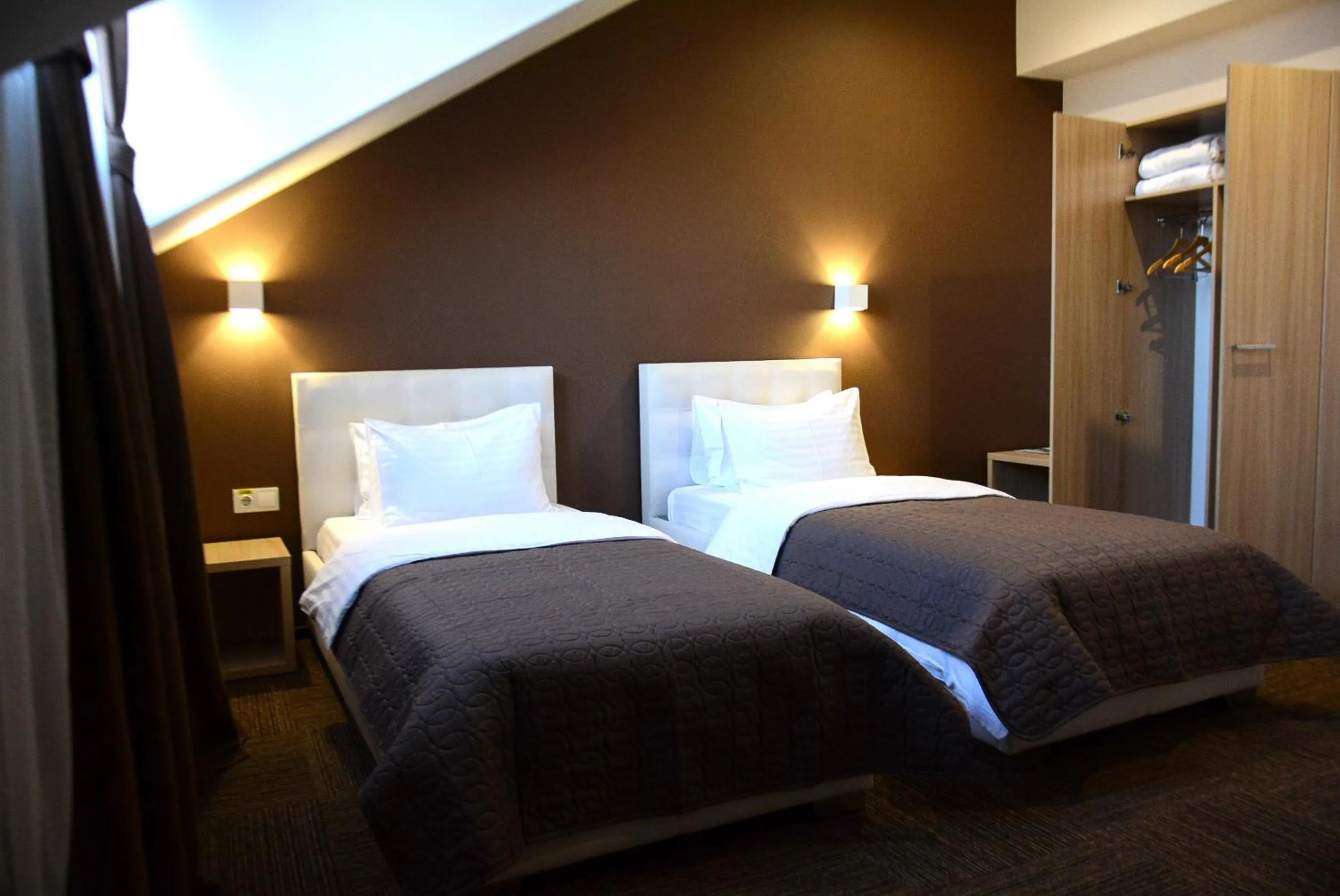 Bed in Hotel Voskresensky