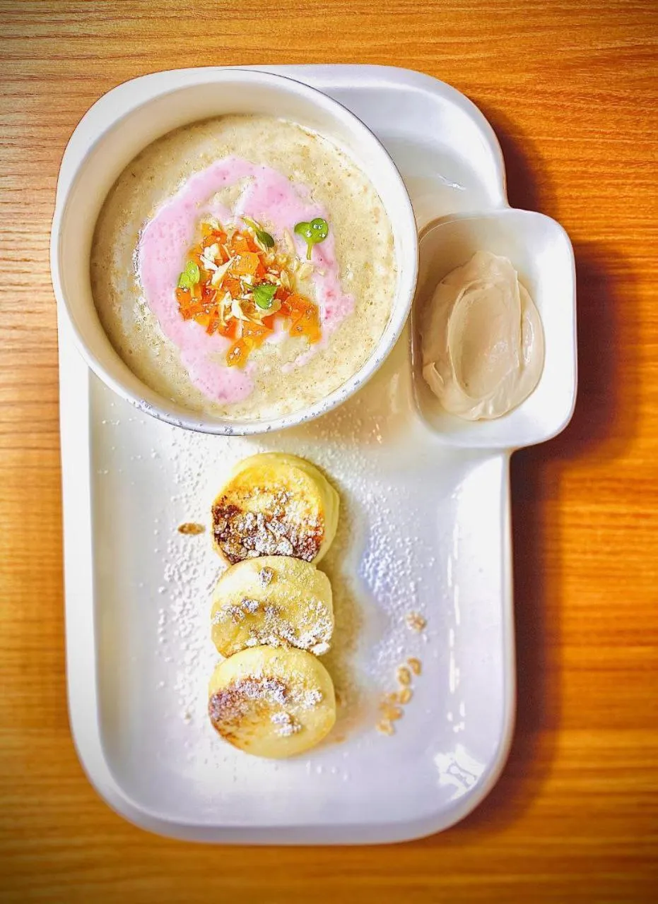 Breakfast in Hotel Voskresensky