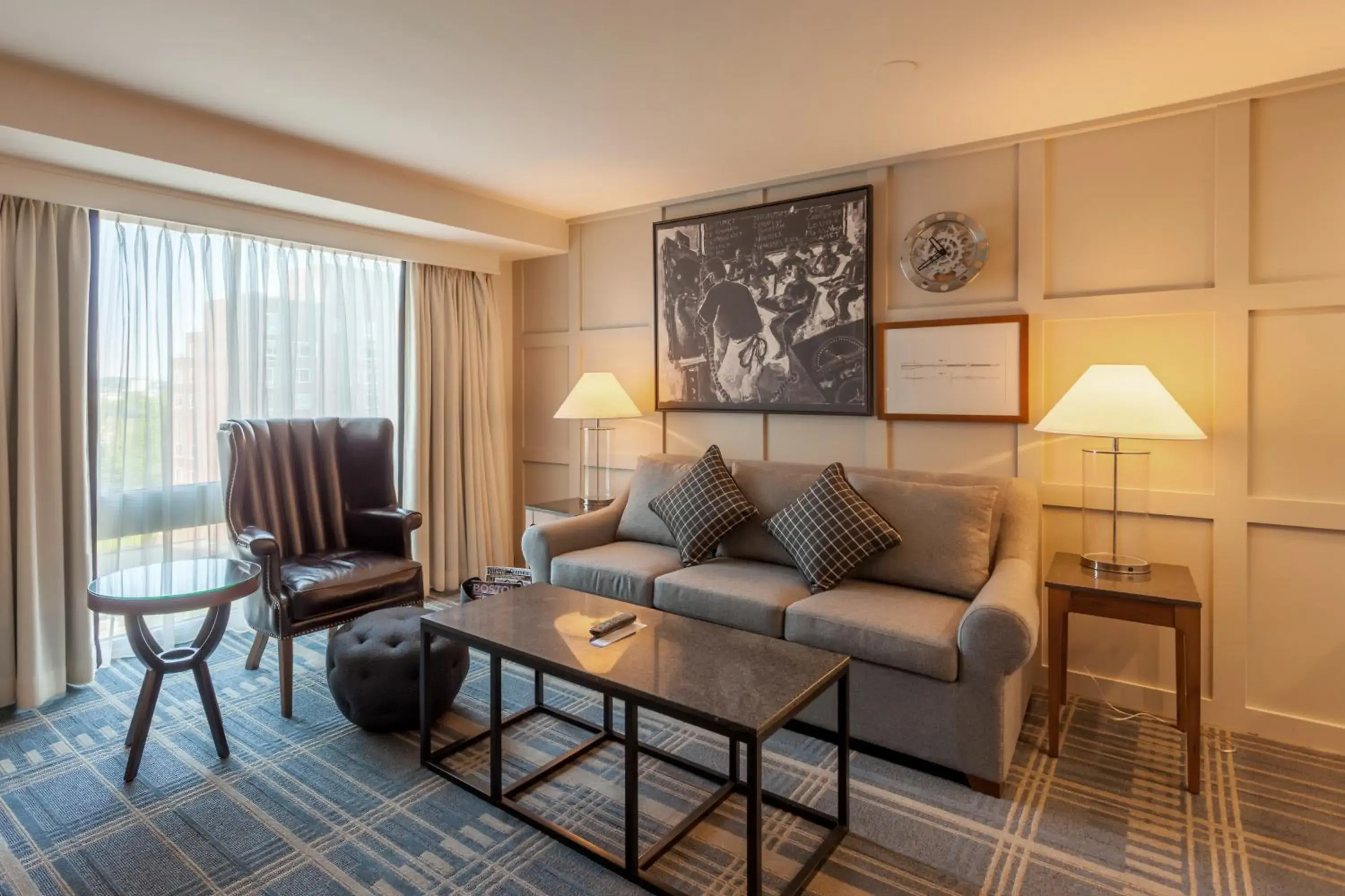 Living room in The Charles Hotel in Harvard Square Living room in The Charles Hotel in Harvard Square