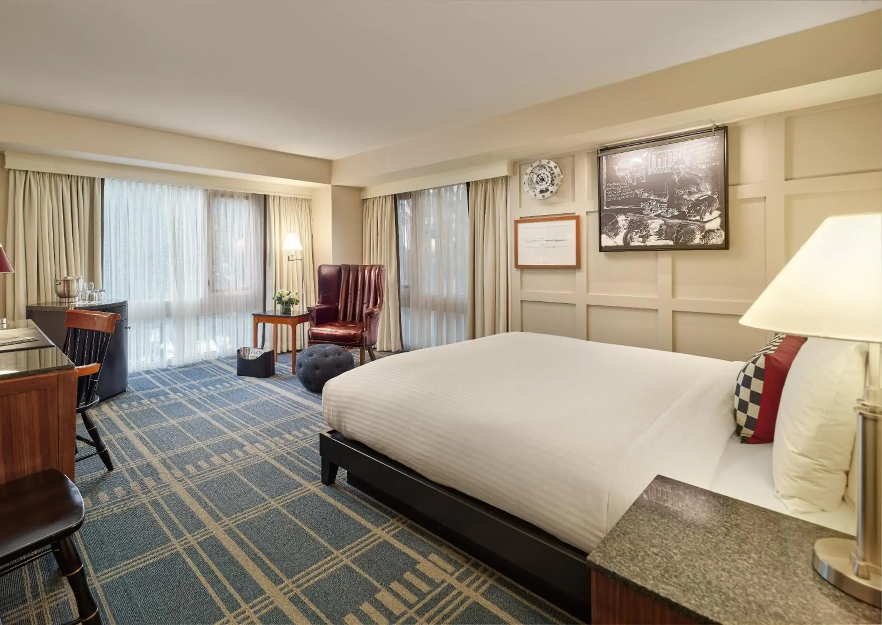 Bedroom, Bed in The Charles Hotel in Harvard Square Bedroom, Bed in The Charles Hotel in Harvard Square