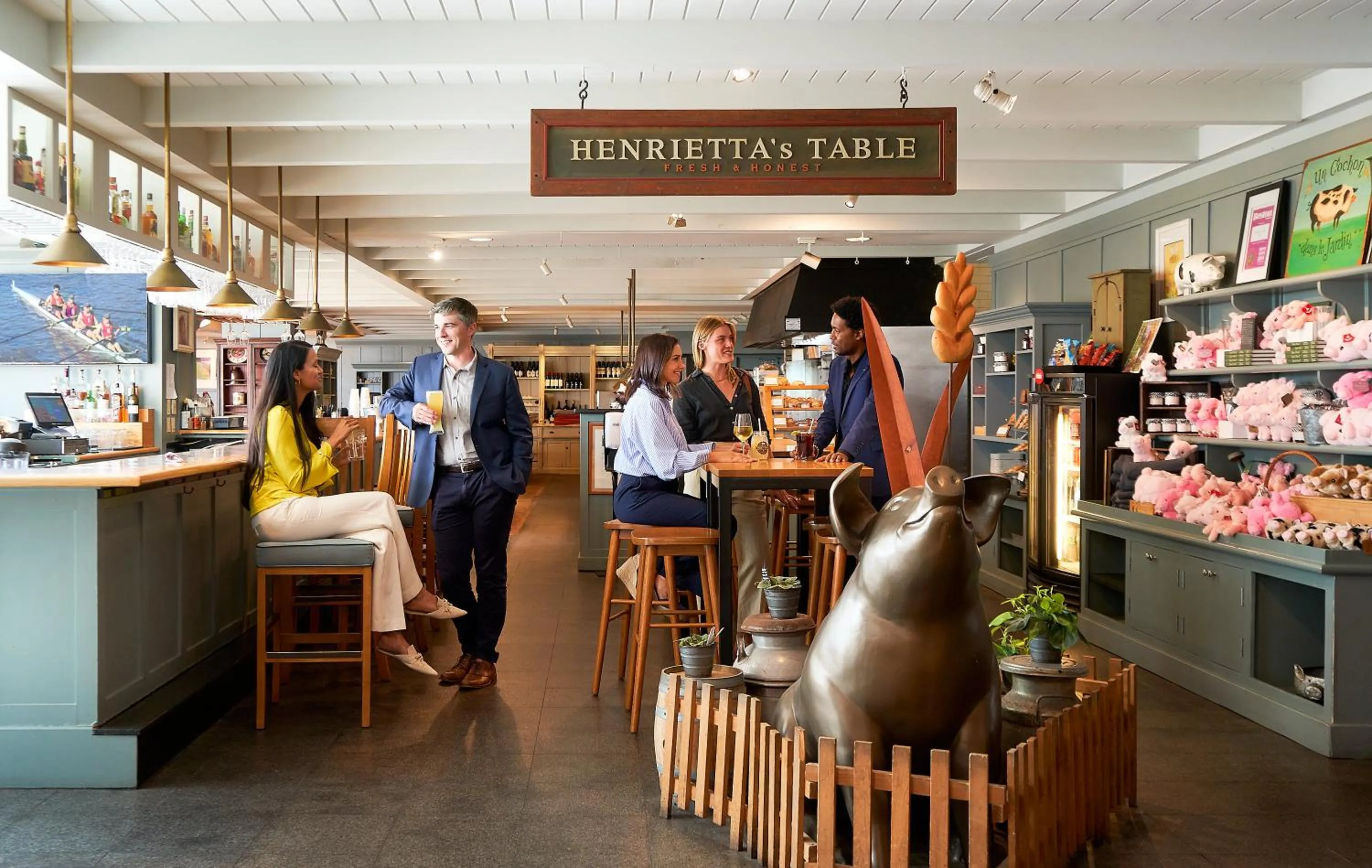 Restaurant/places to eat in The Charles Hotel in Harvard Square