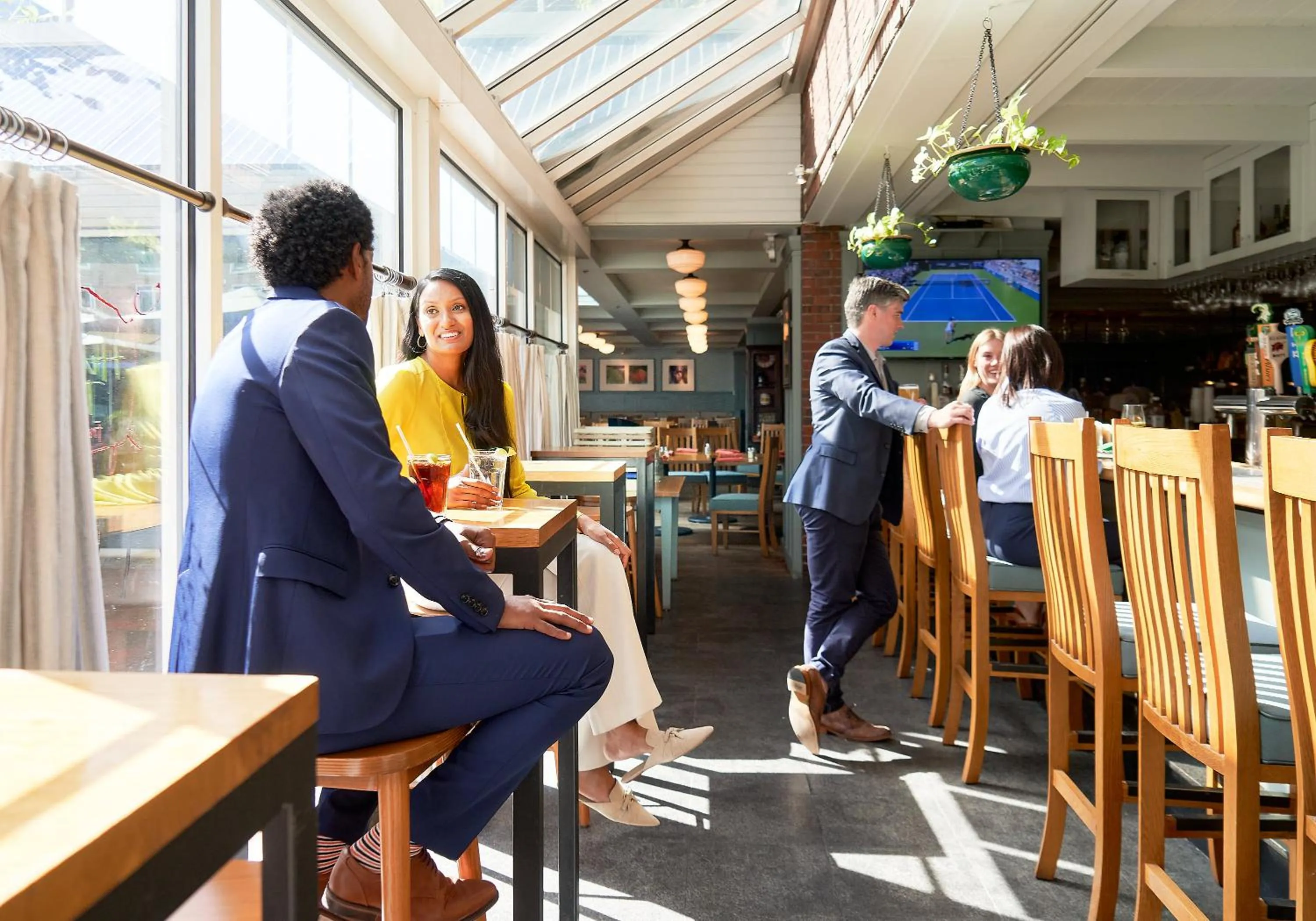 Restaurant/places to eat in The Charles Hotel in Harvard Square