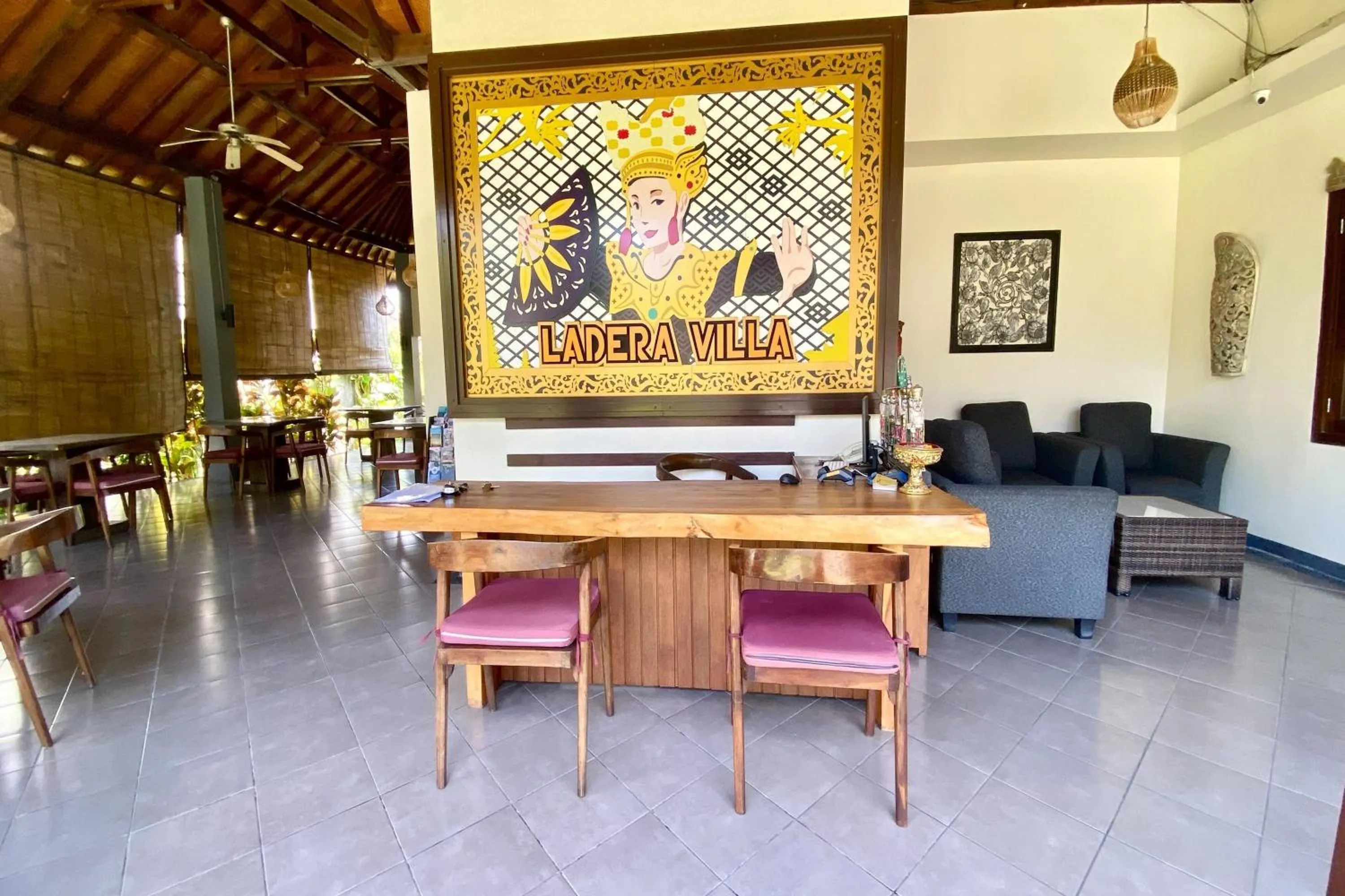 Lobby or reception in Ladera Villa Ubud