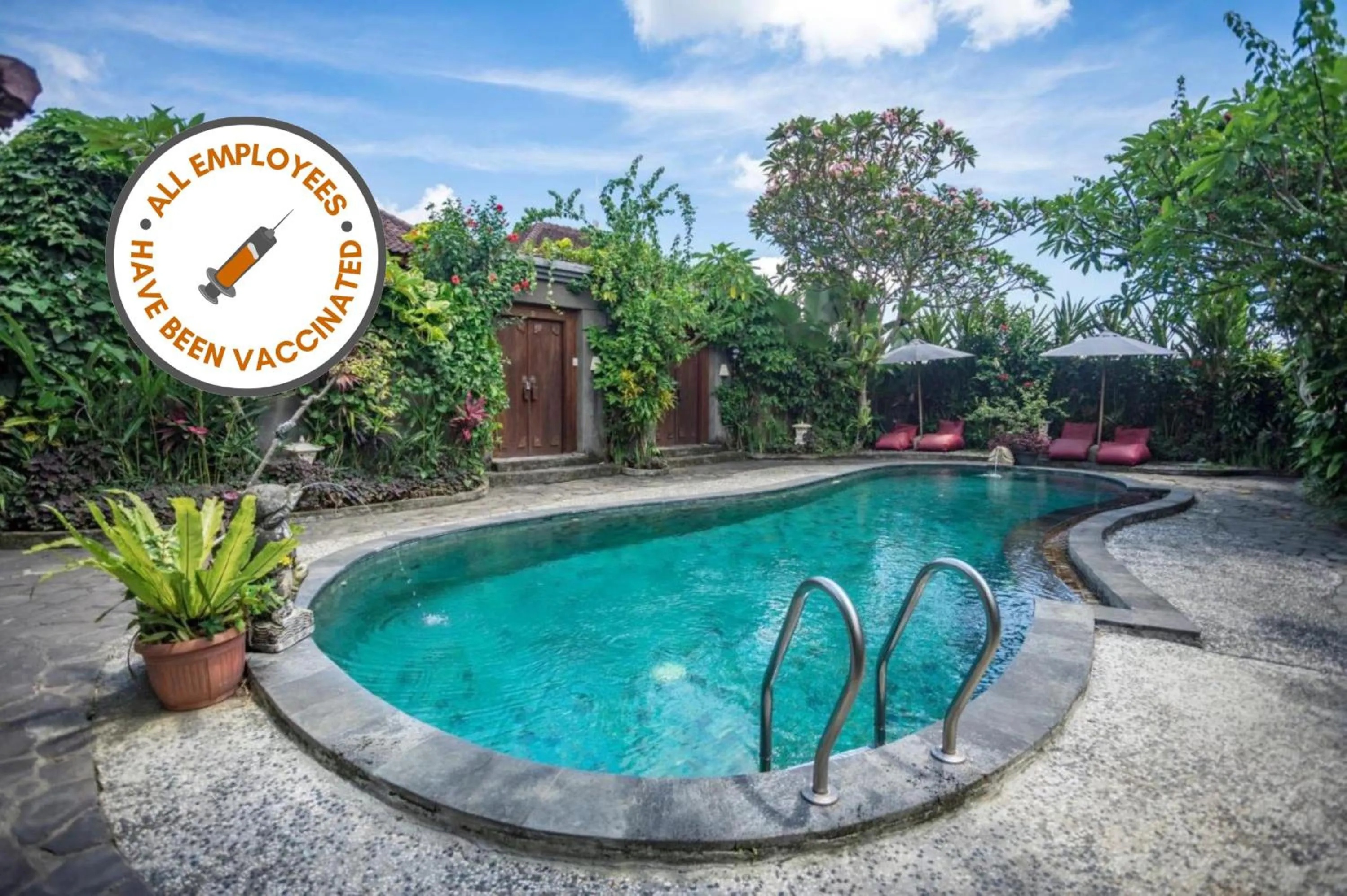 Swimming pool in Ladera Villa Ubud