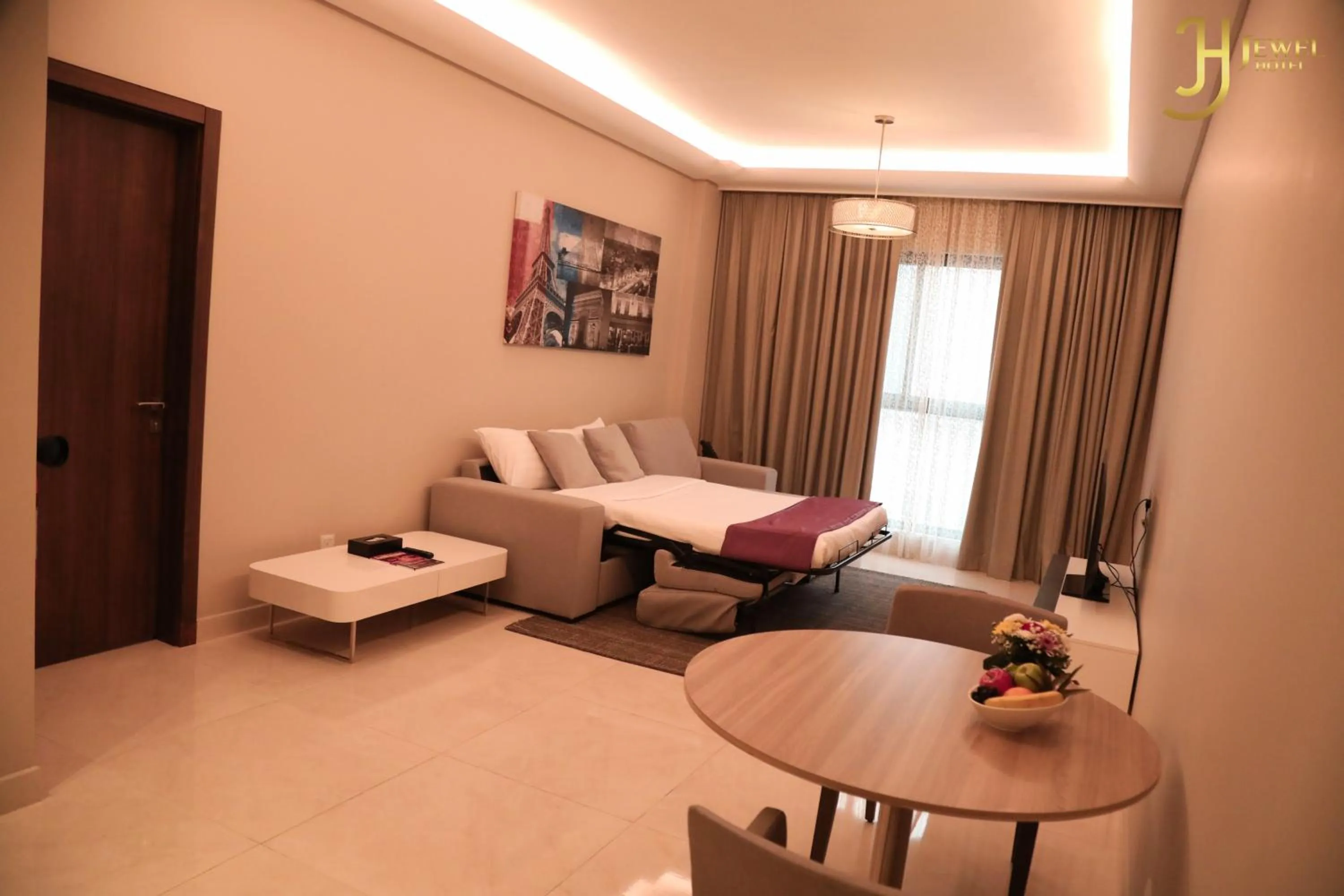 Bed in Sunday Luxury Downtown Adliya Formerly Jewel Hotel