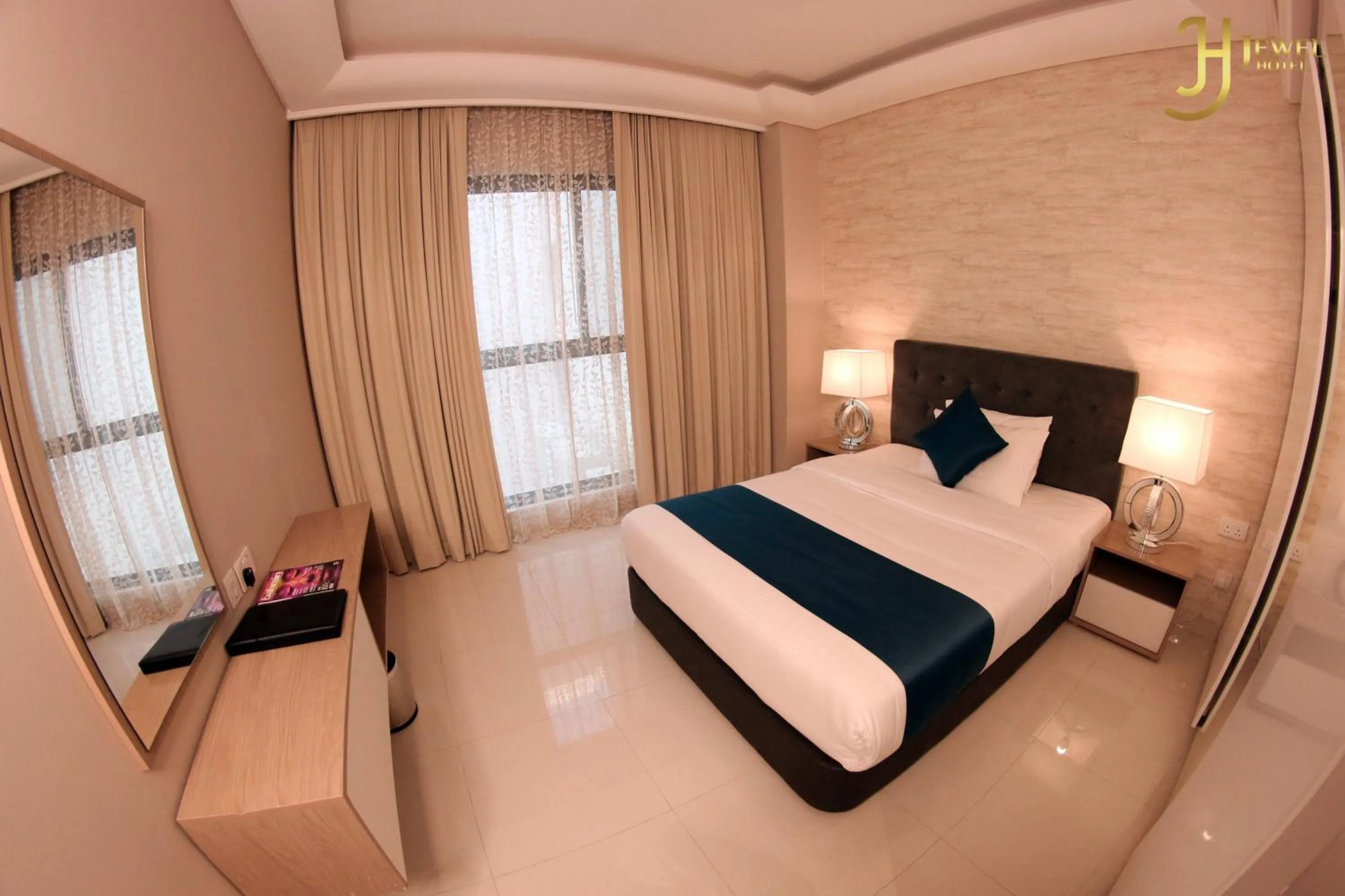 Bed in Sunday Luxury Downtown Adliya Formerly Jewel Hotel