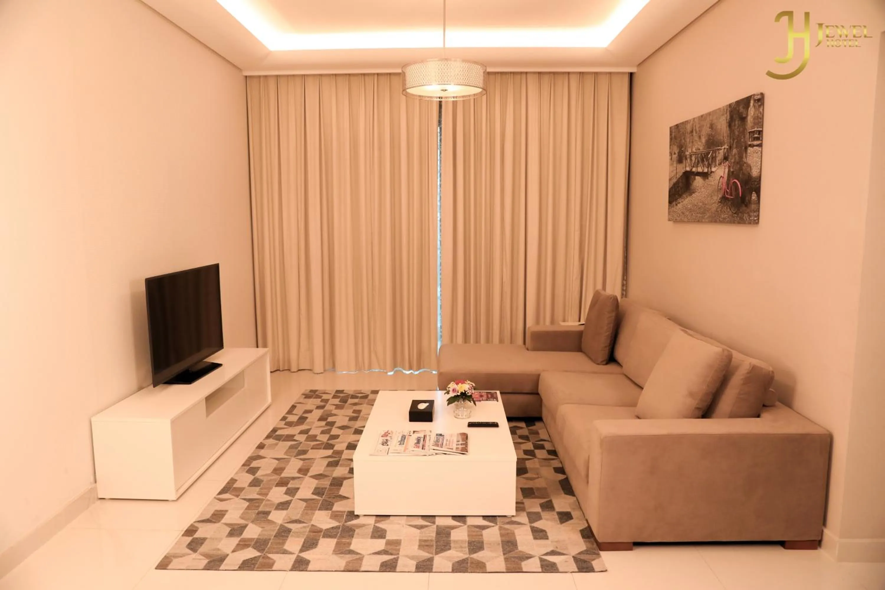 Living room in Sunday Luxury Downtown Adliya Formerly Jewel Hotel