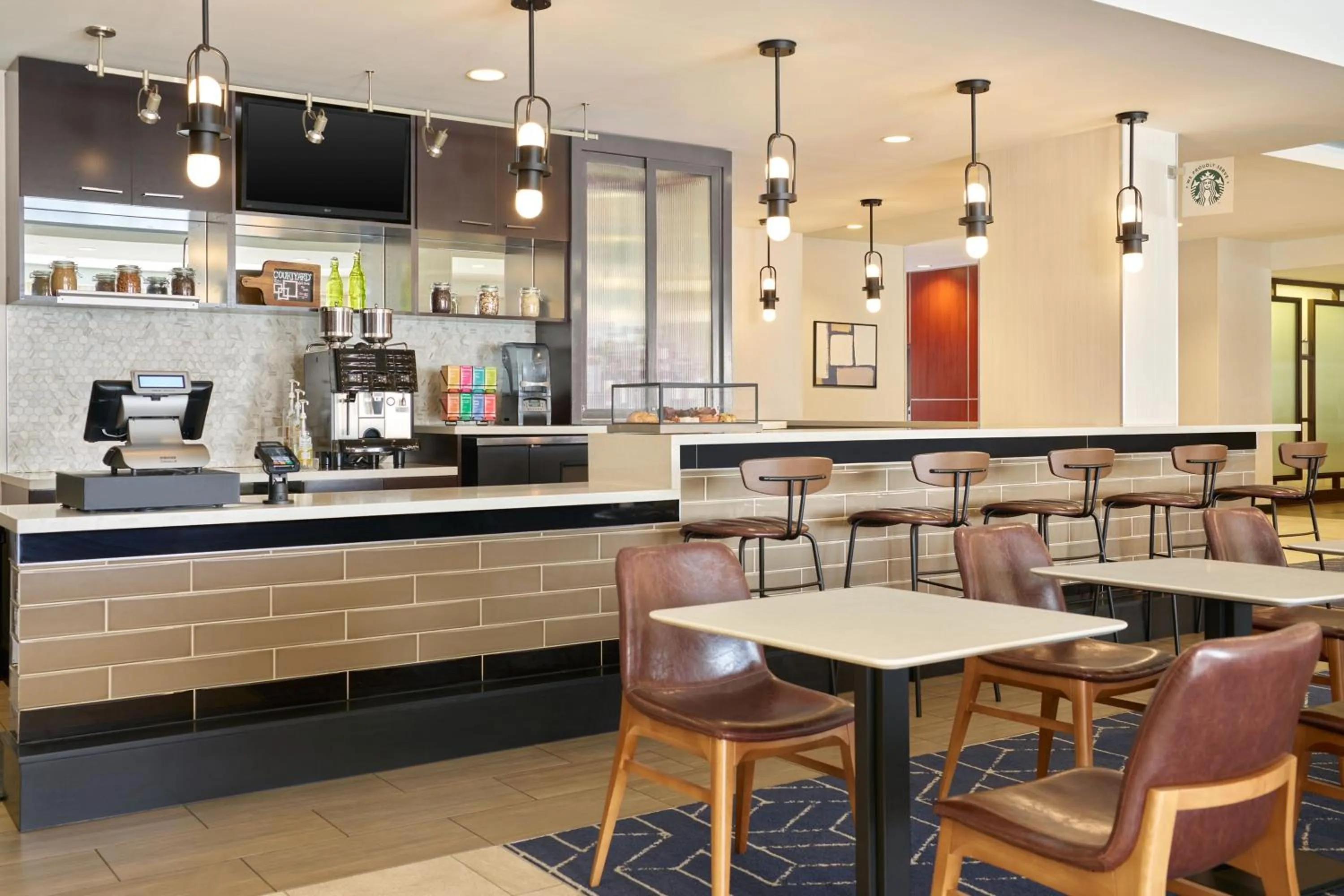 Breakfast in Courtyard Culver City Los Angeles