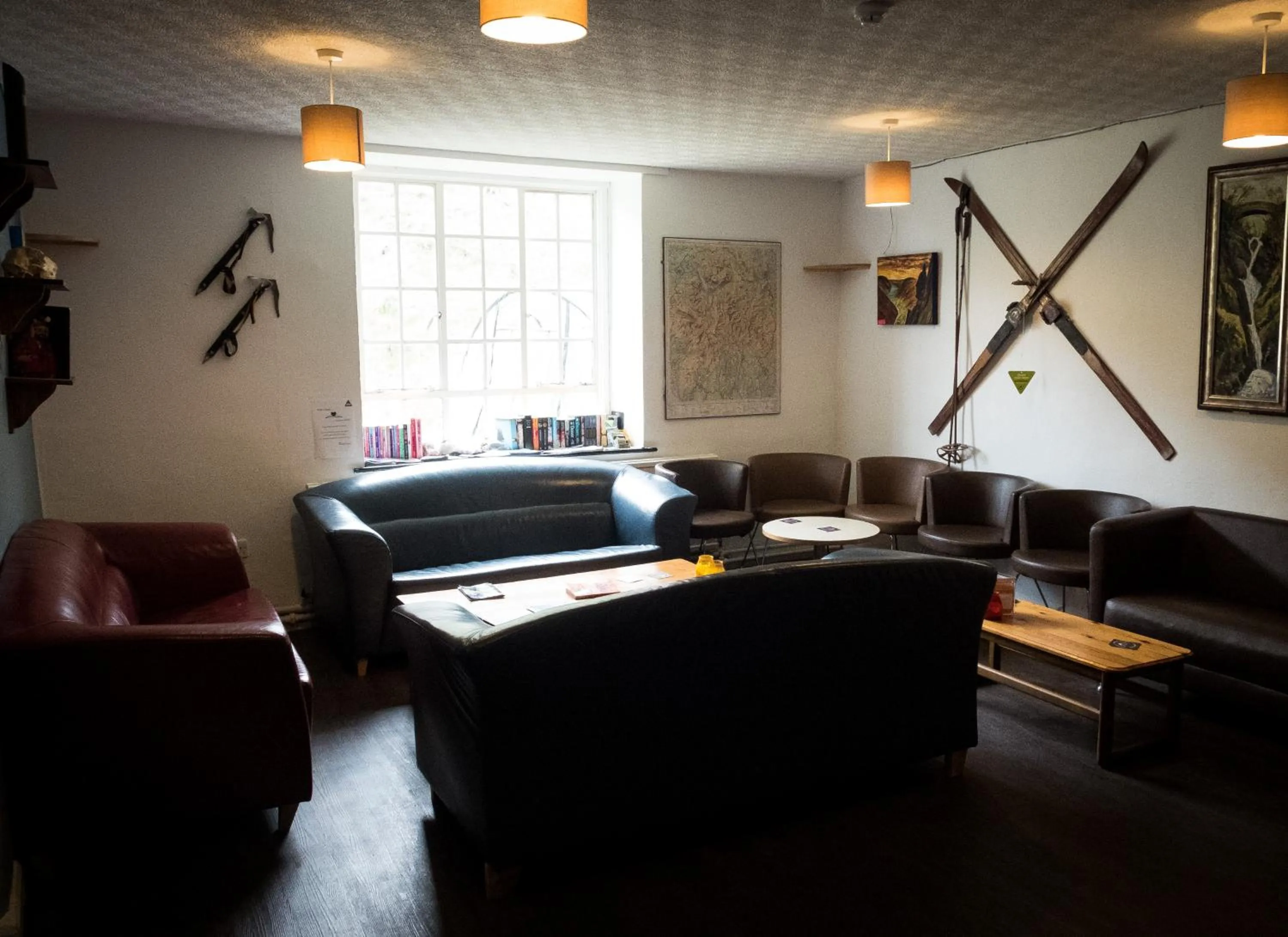 Living room in YHA Helvellyn