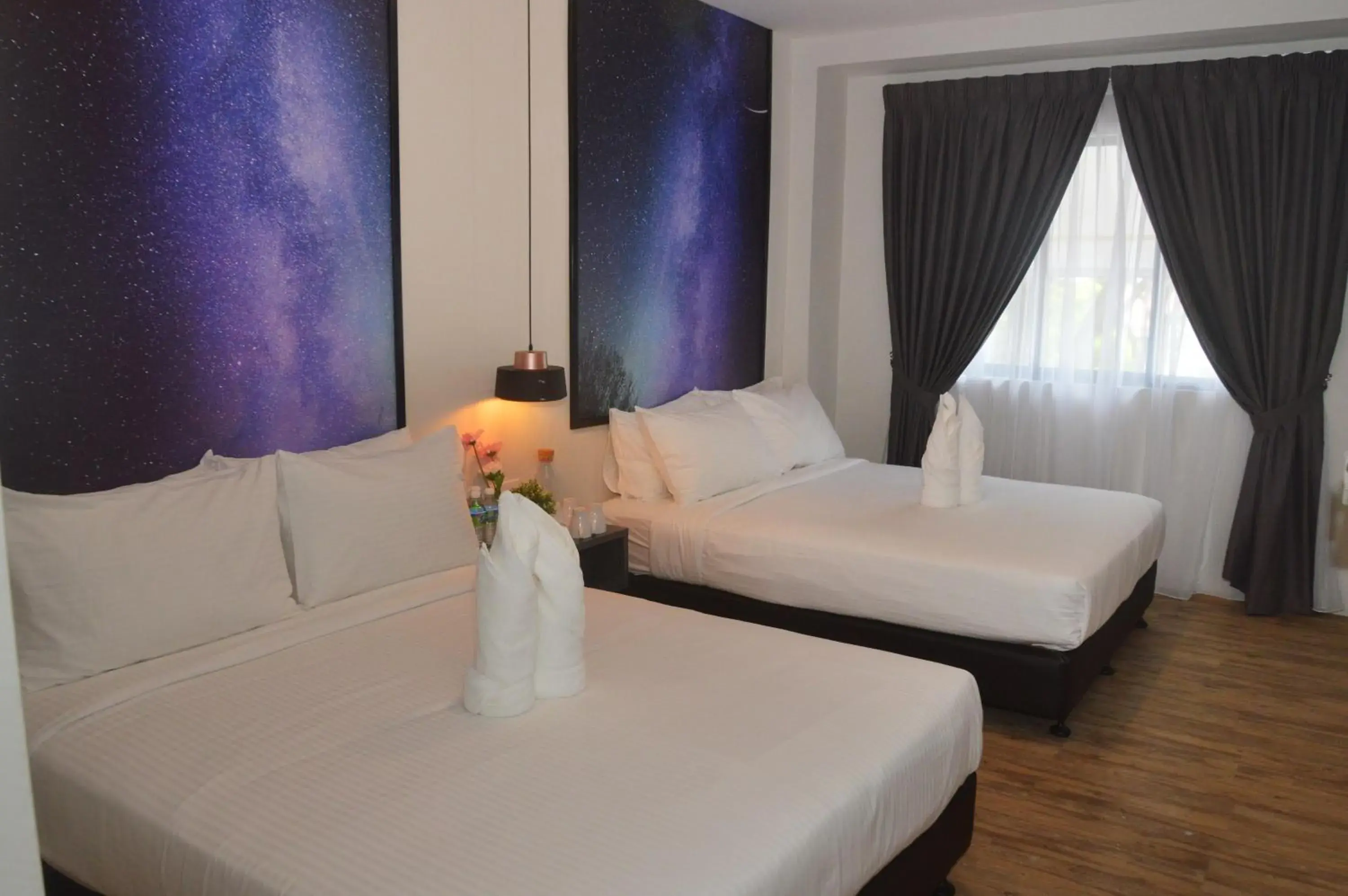 Bed in De Luna Hotel Sri Petaling Bed in De Luna Hotel Sri Petaling