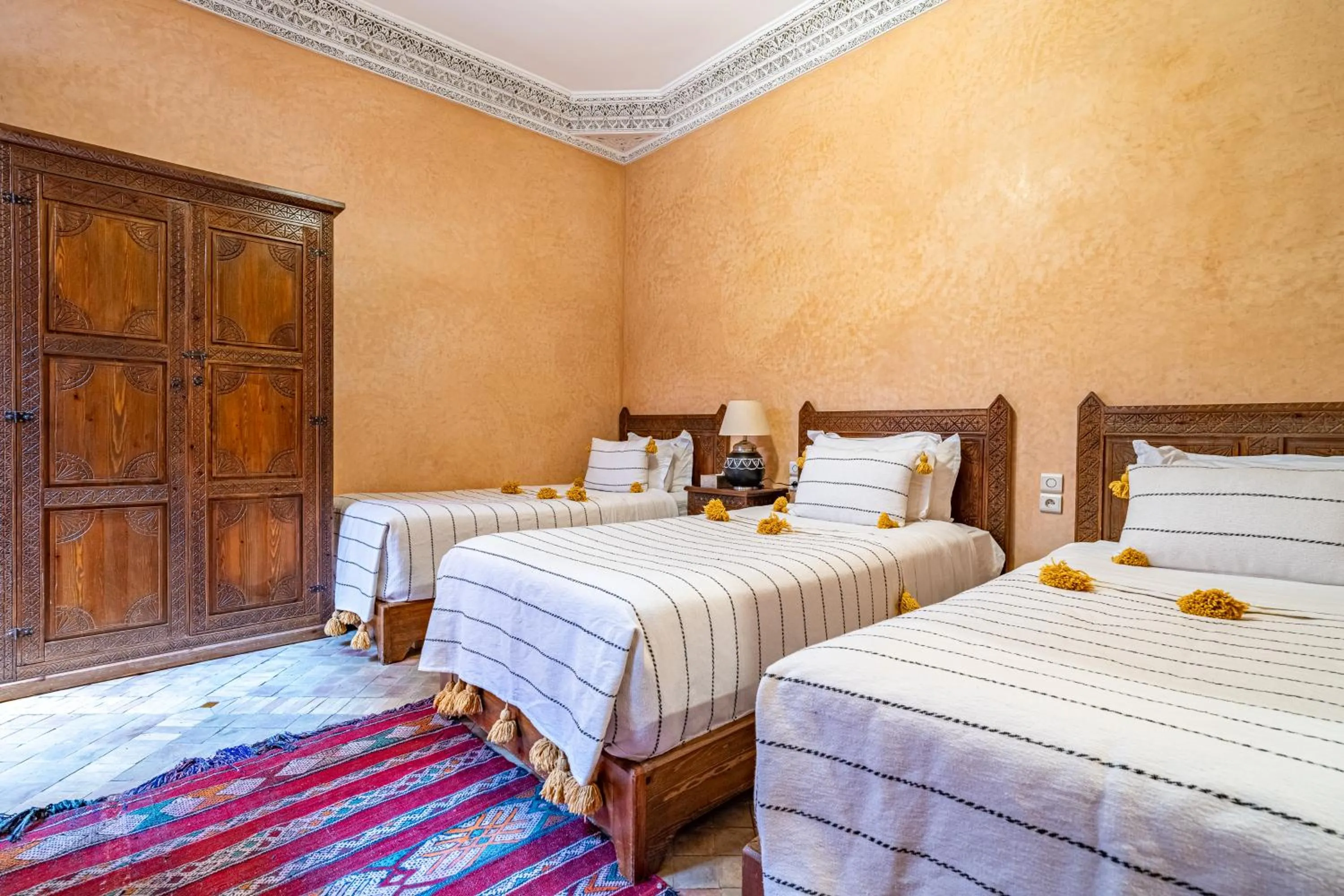 Bed in RIAD VILLA SIDI BABA