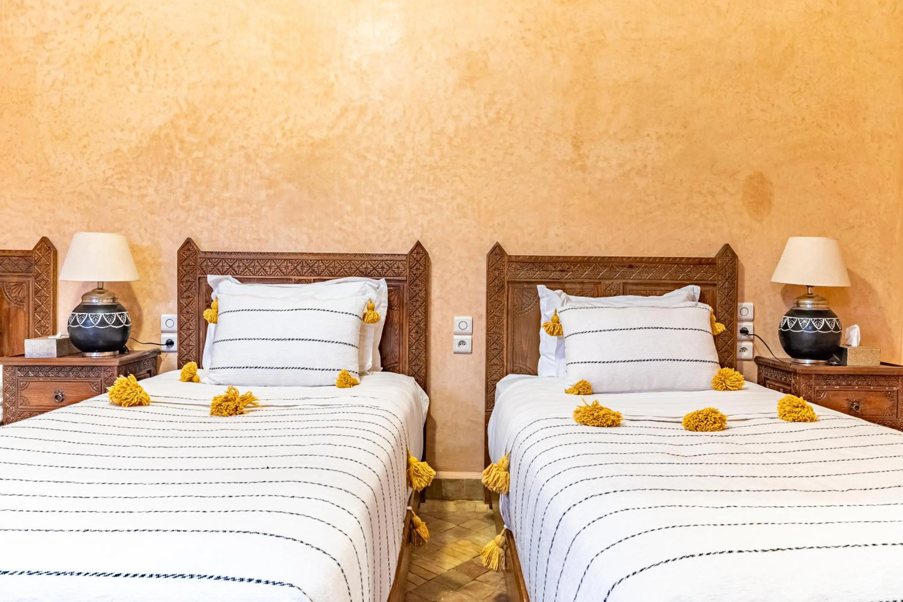 Bed in RIAD VILLA SIDI BABA