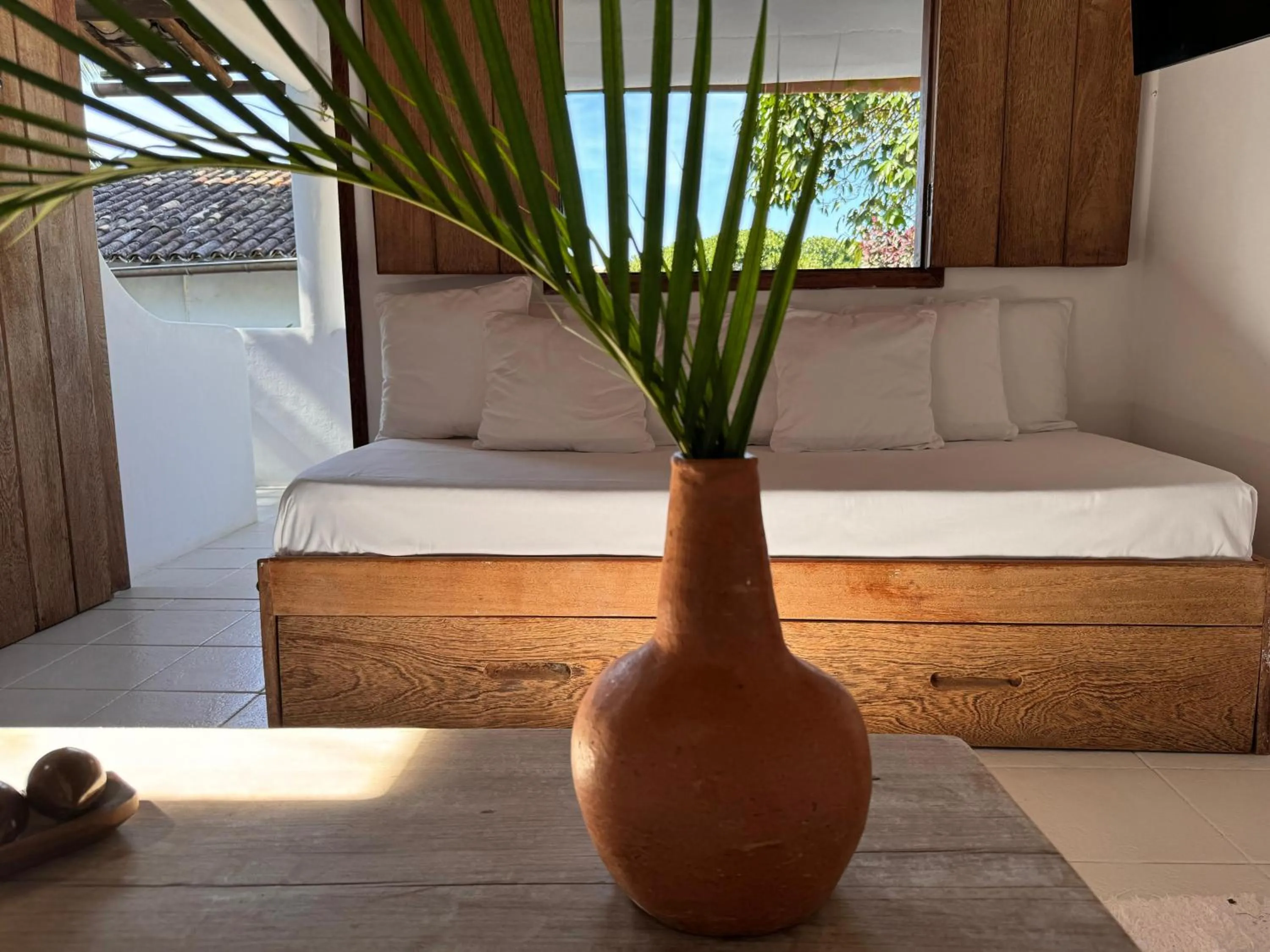 Bed in Casa Rabanete Trancoso