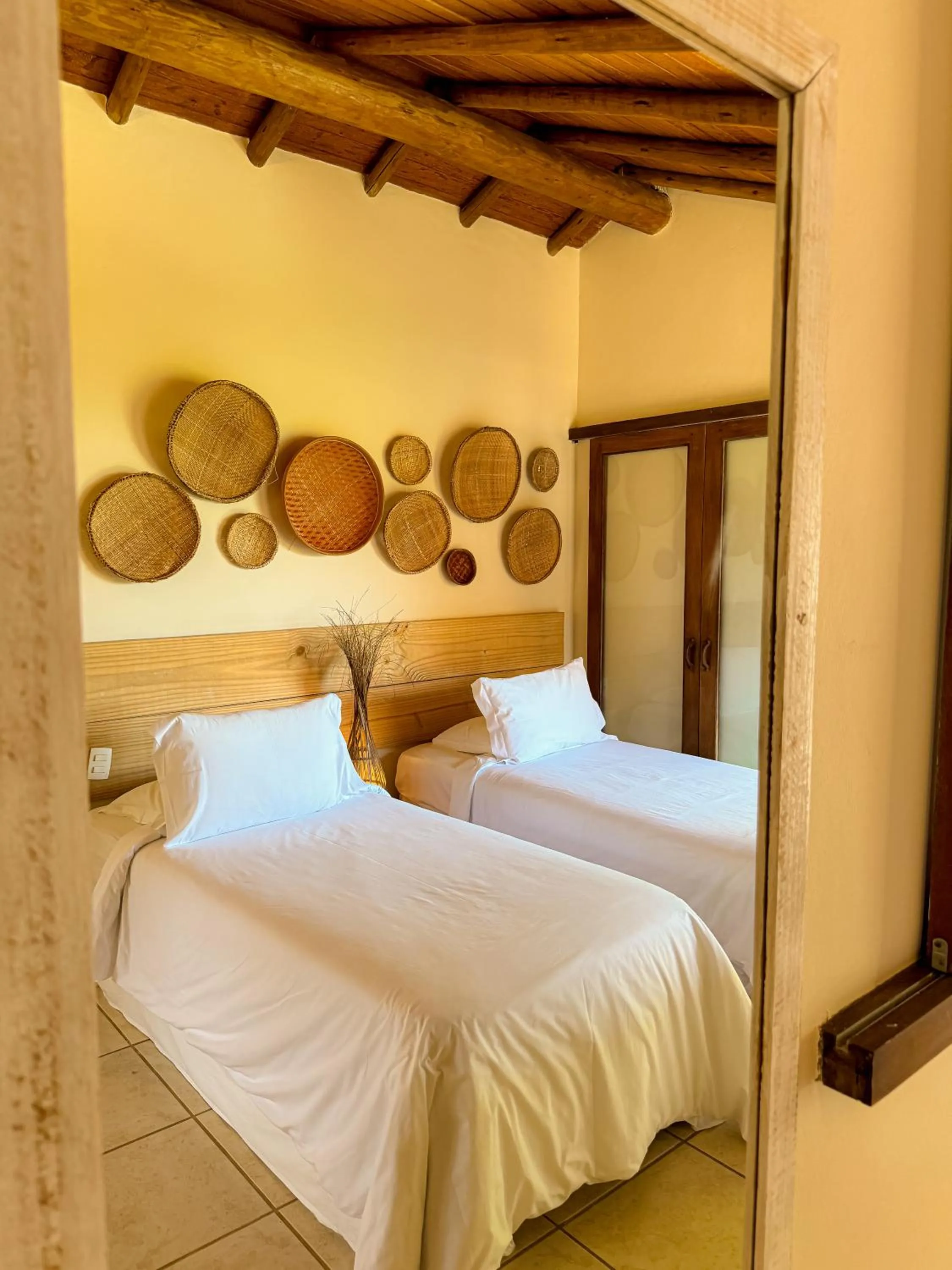 Bed in Casa Rabanete Trancoso