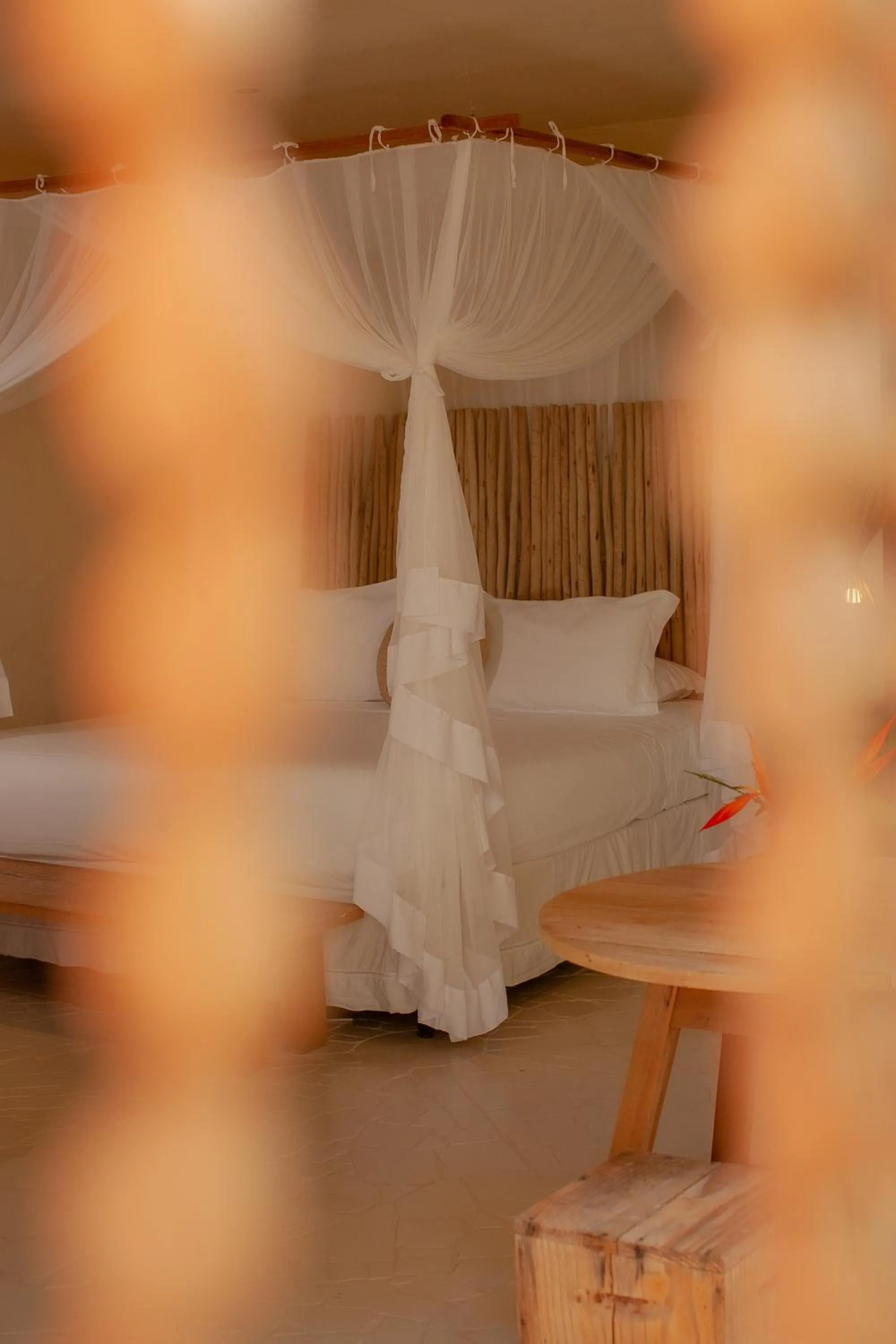 Bed in Casa Rabanete Trancoso