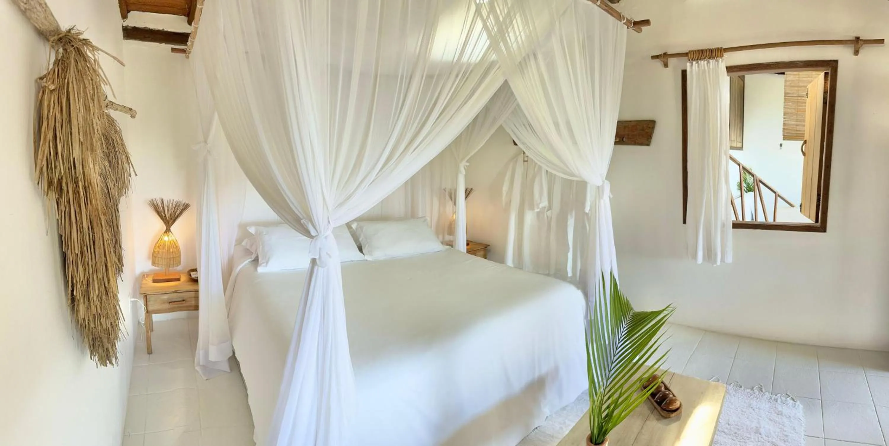 Bed in Casa Rabanete Trancoso