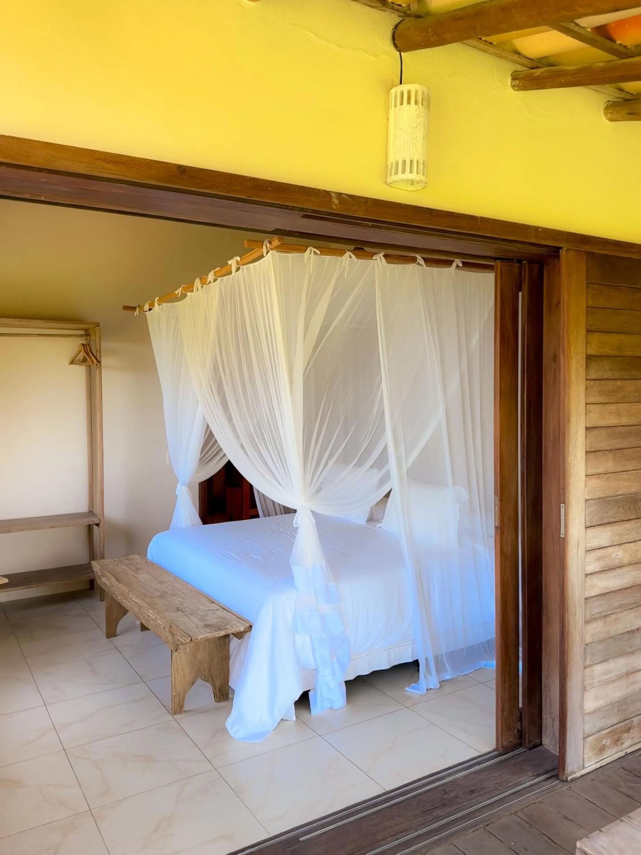 Bed in Casa Rabanete Trancoso