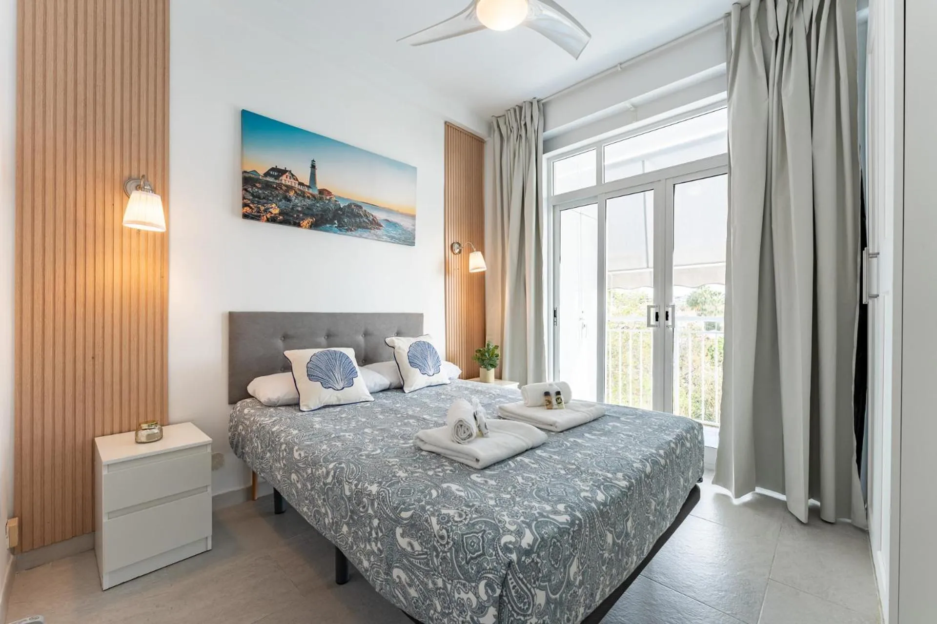 Bed in MalagaSuite Benalmadena Relax & Sun