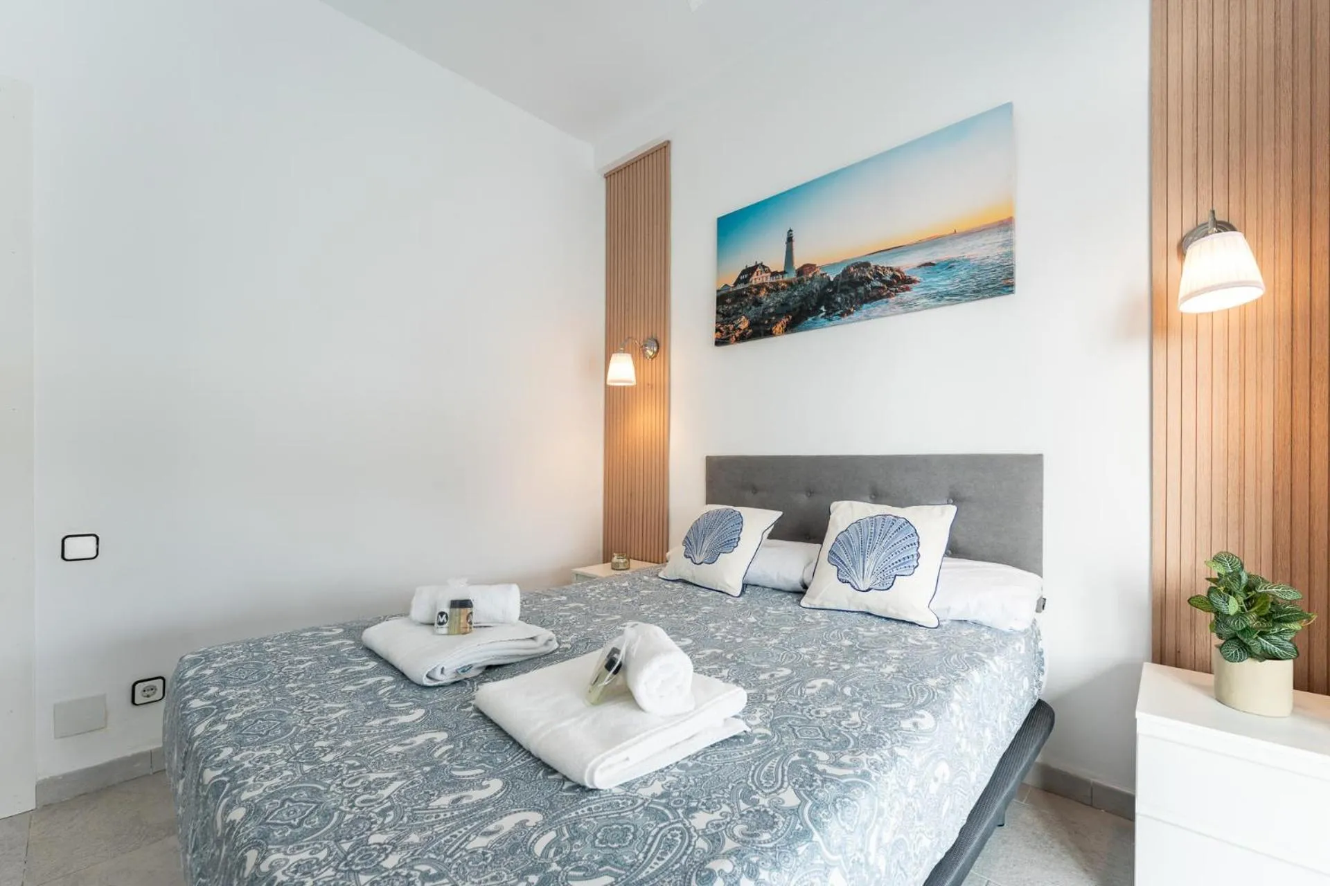 Bed in MalagaSuite Benalmadena Relax & Sun