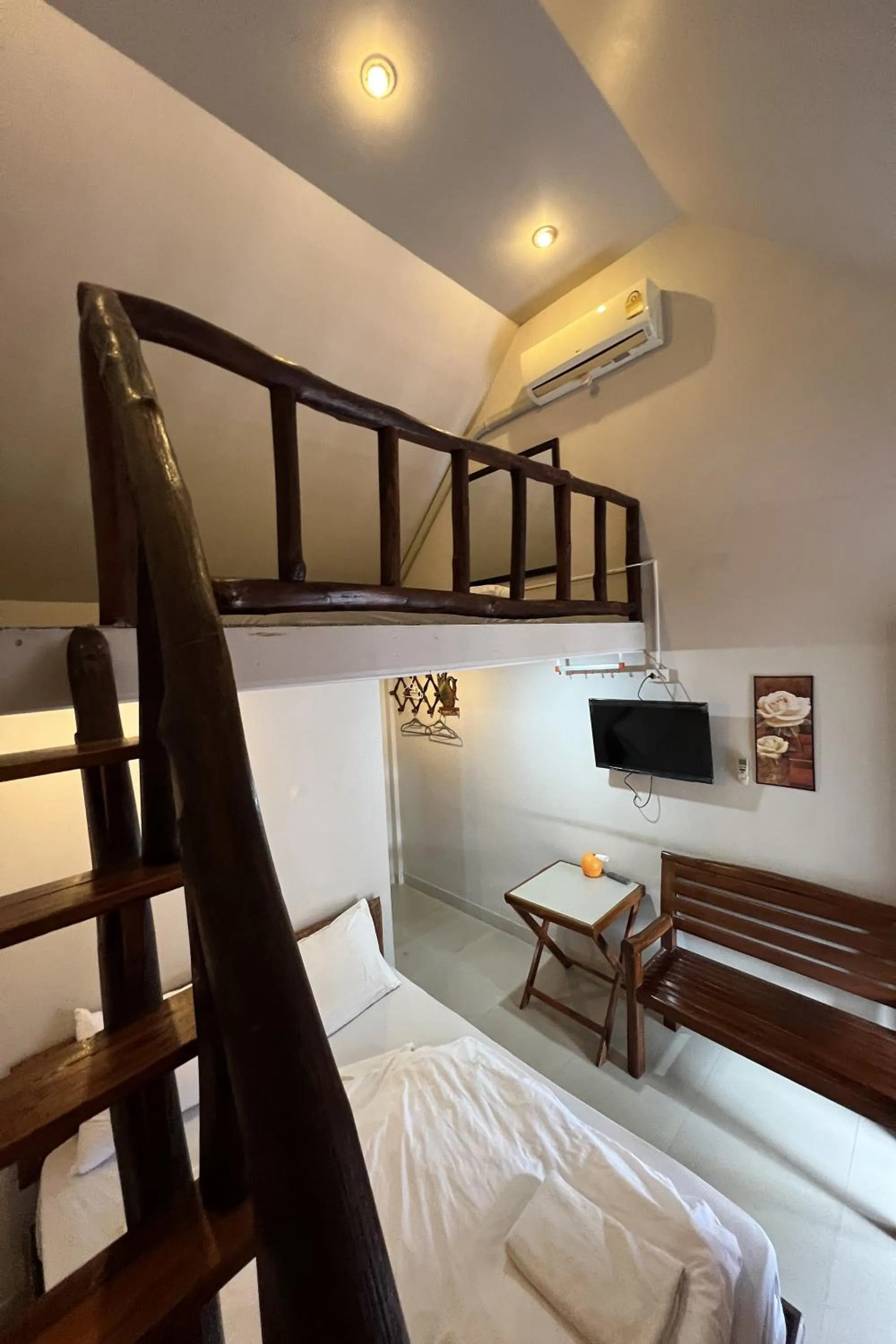 Bed in Baan Lanna Resort