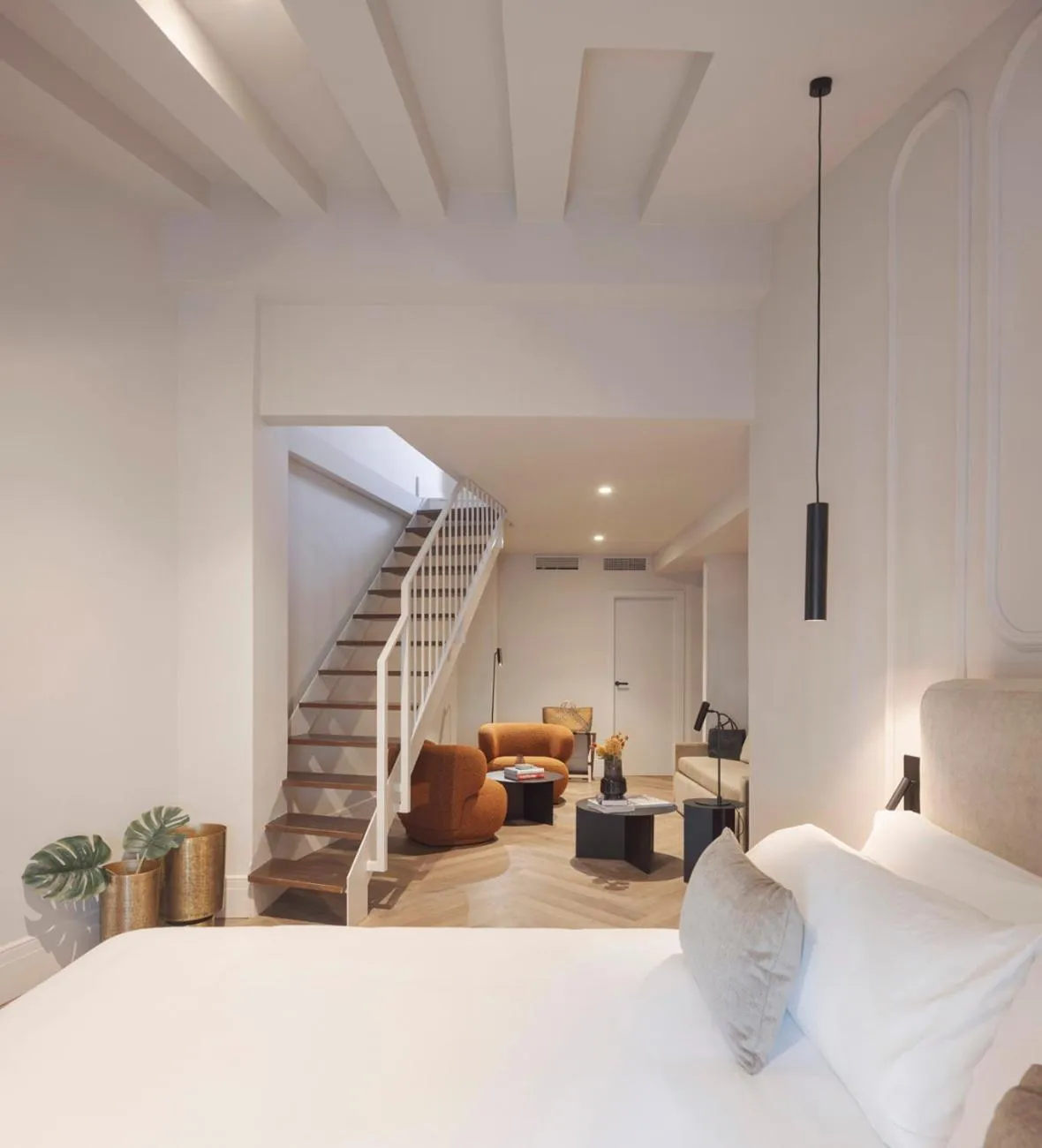 Photo of the whole room, Bed in Room Mate Oliveira - City Centre, Valencia