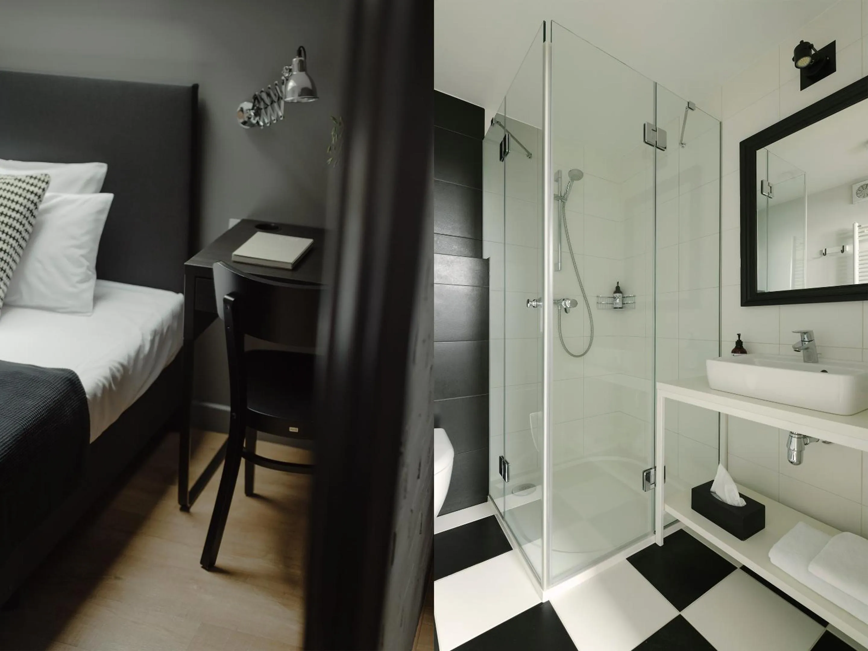 Bathroom, Bed in Villa Antiqua