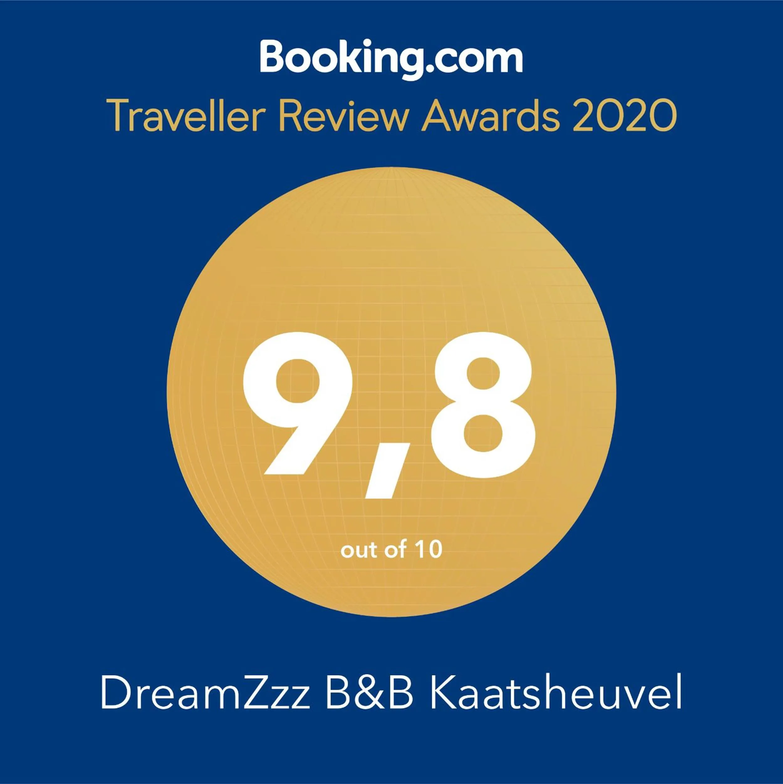 Certificate/Award in DreamZzz Boutique B&B Kaatsheuvel