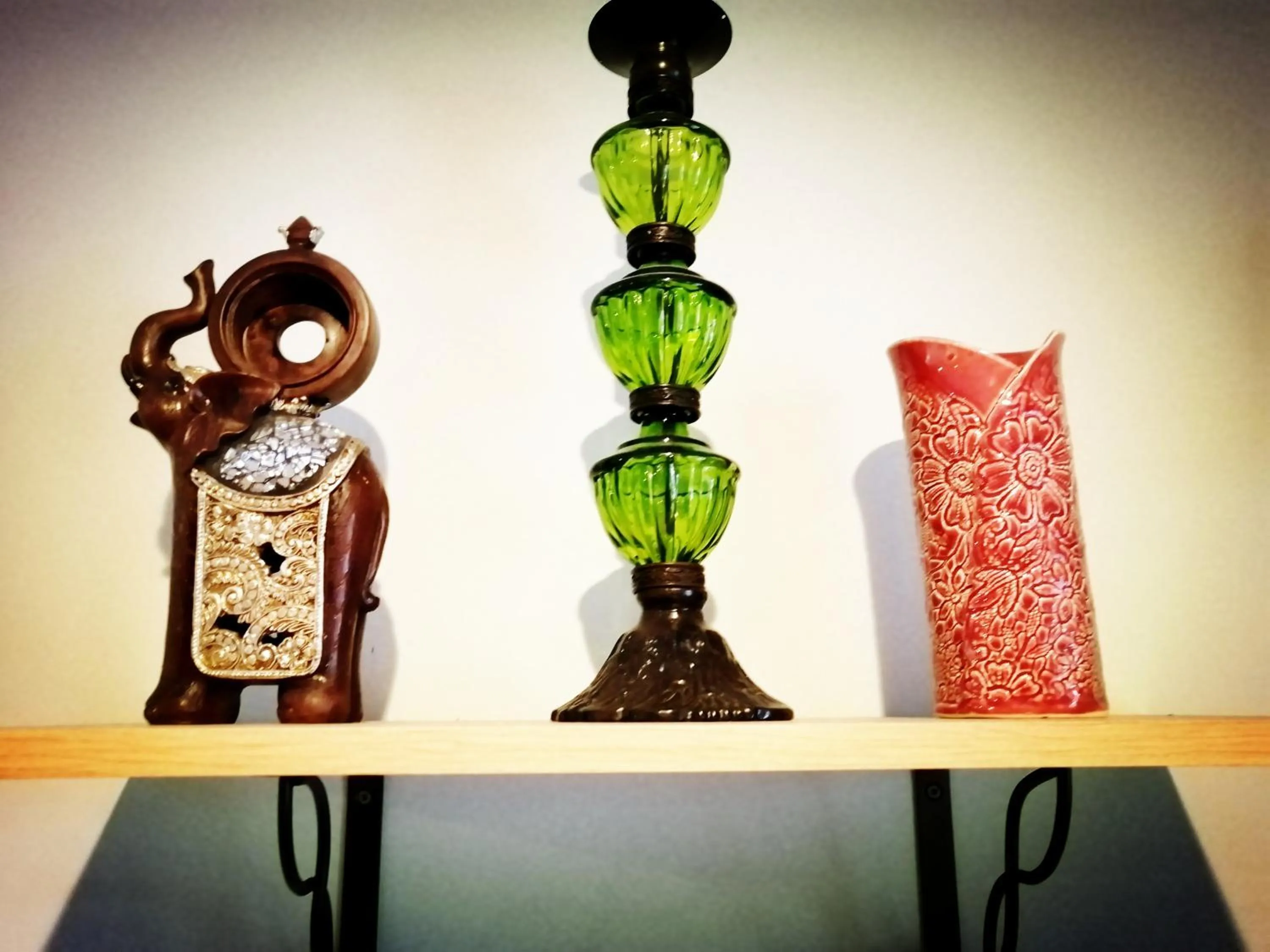 Decorative detail in Lily's garden