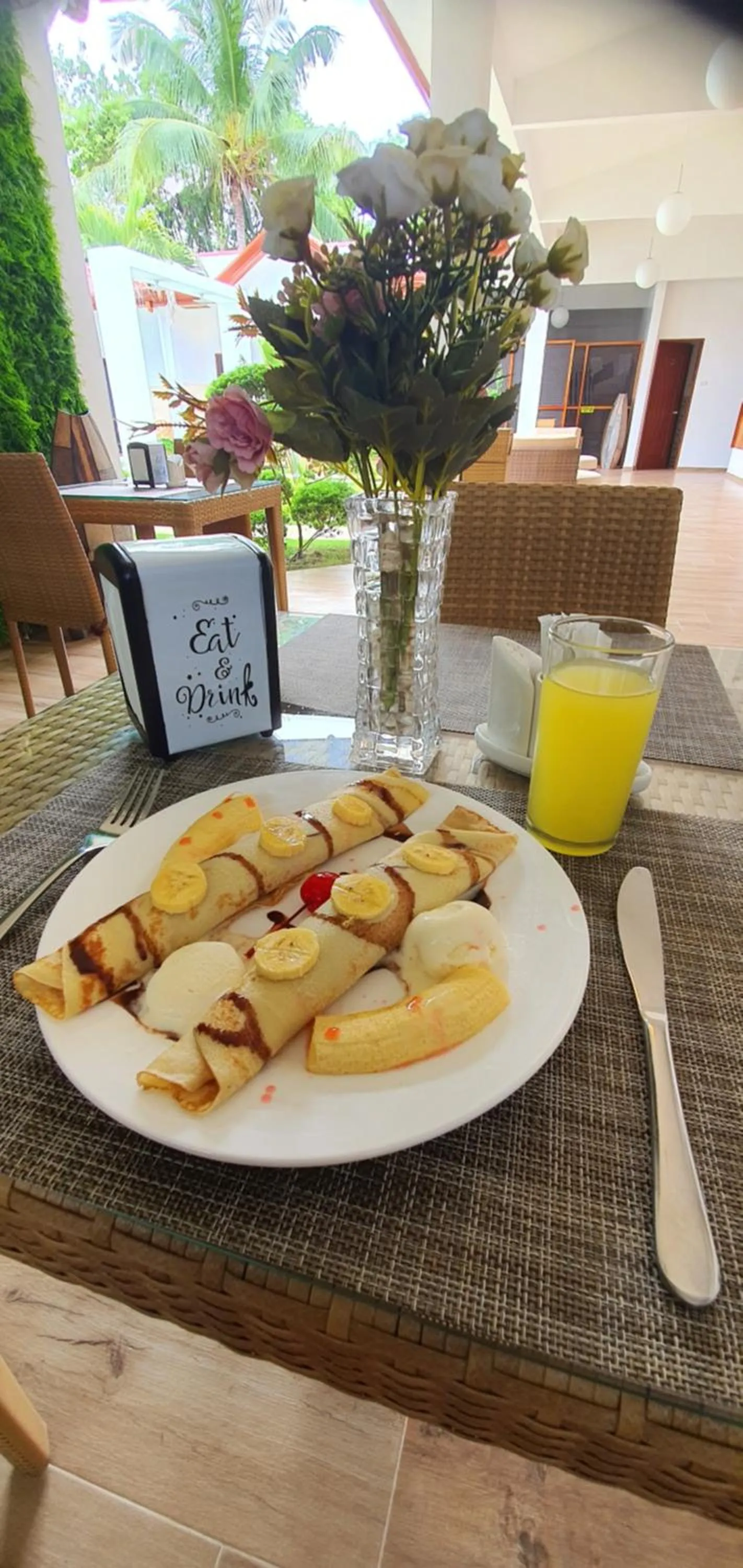 Food and drinks in Blue Planet Panglao