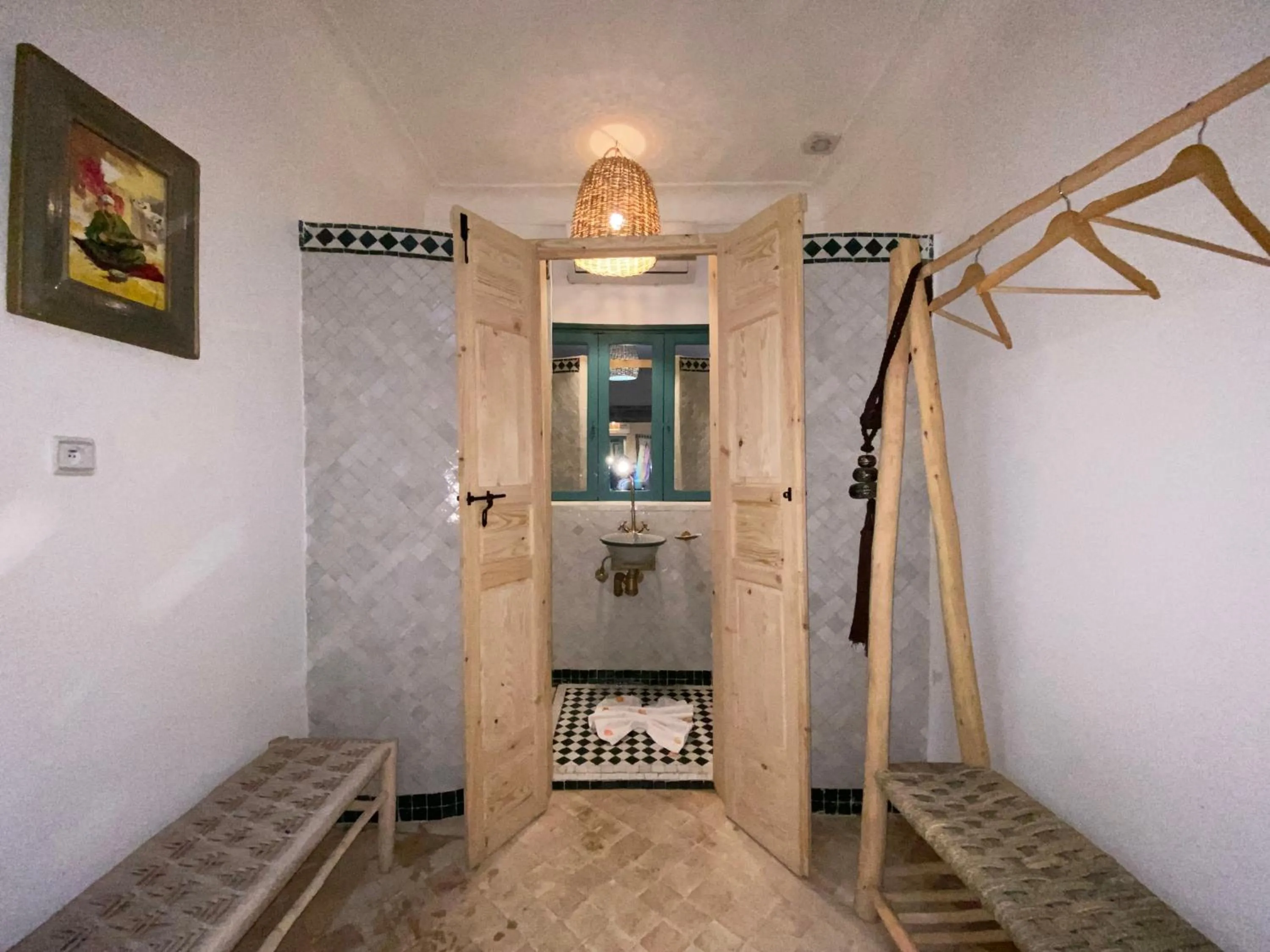 Decorative detail in Riad 7 Saints