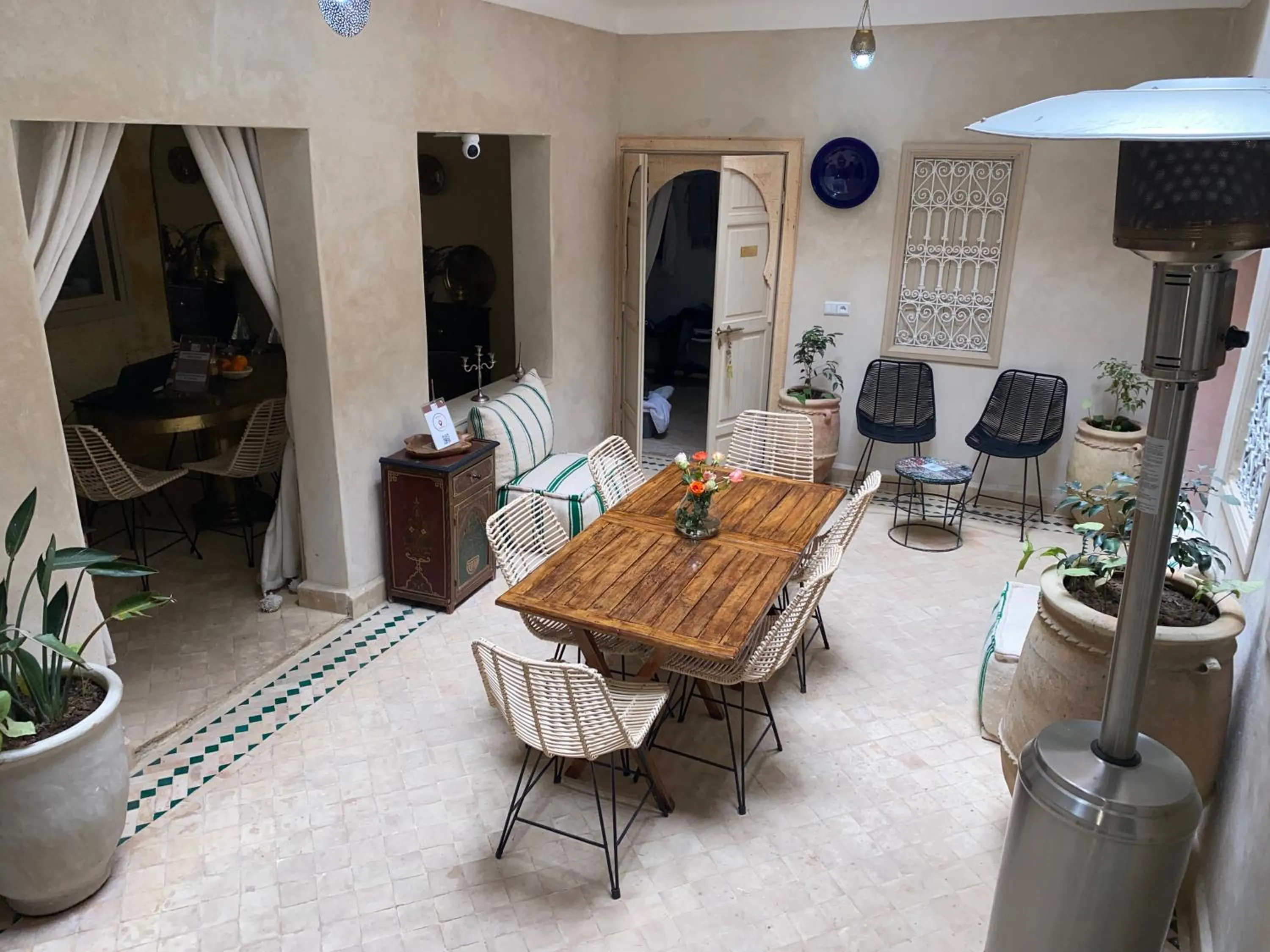 Patio in Riad 7 Saints