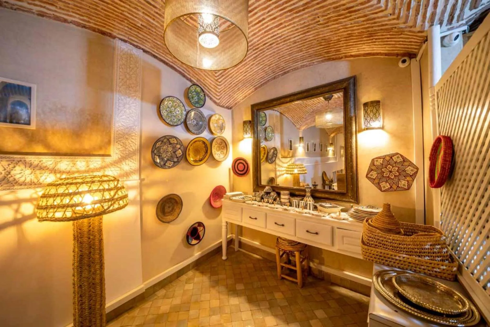 Decorative detail in Riad 7 Saints