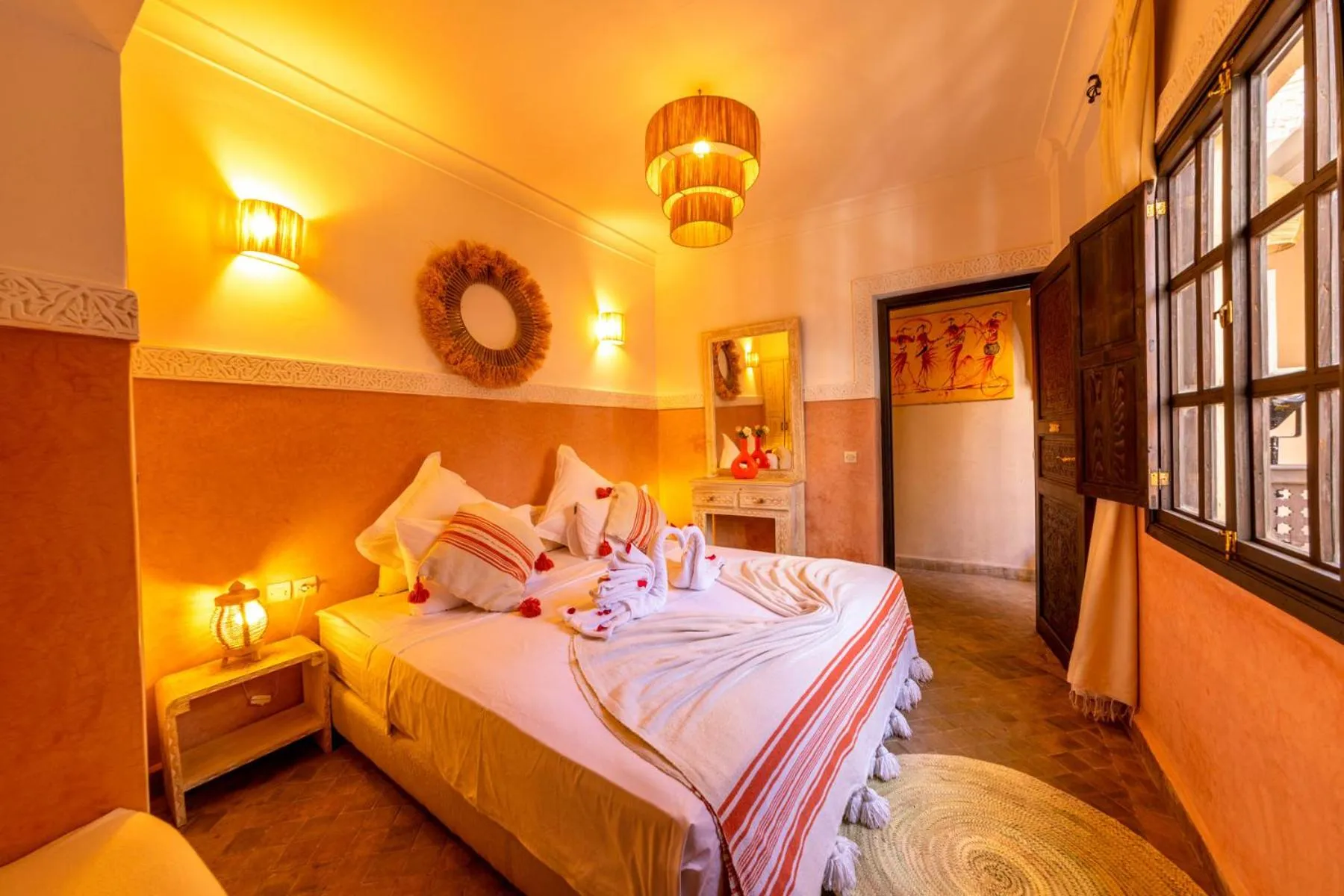 Bed in Riad 7 Saints