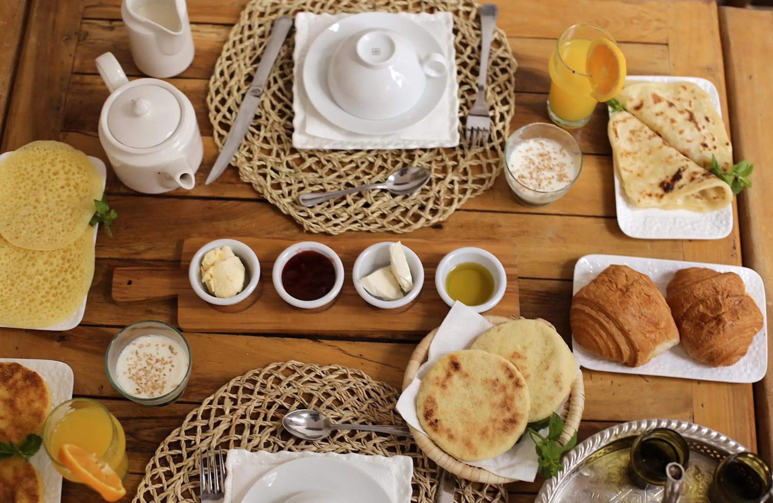 Breakfast in Riad 7 Saints Breakfast in Riad 7 Saints