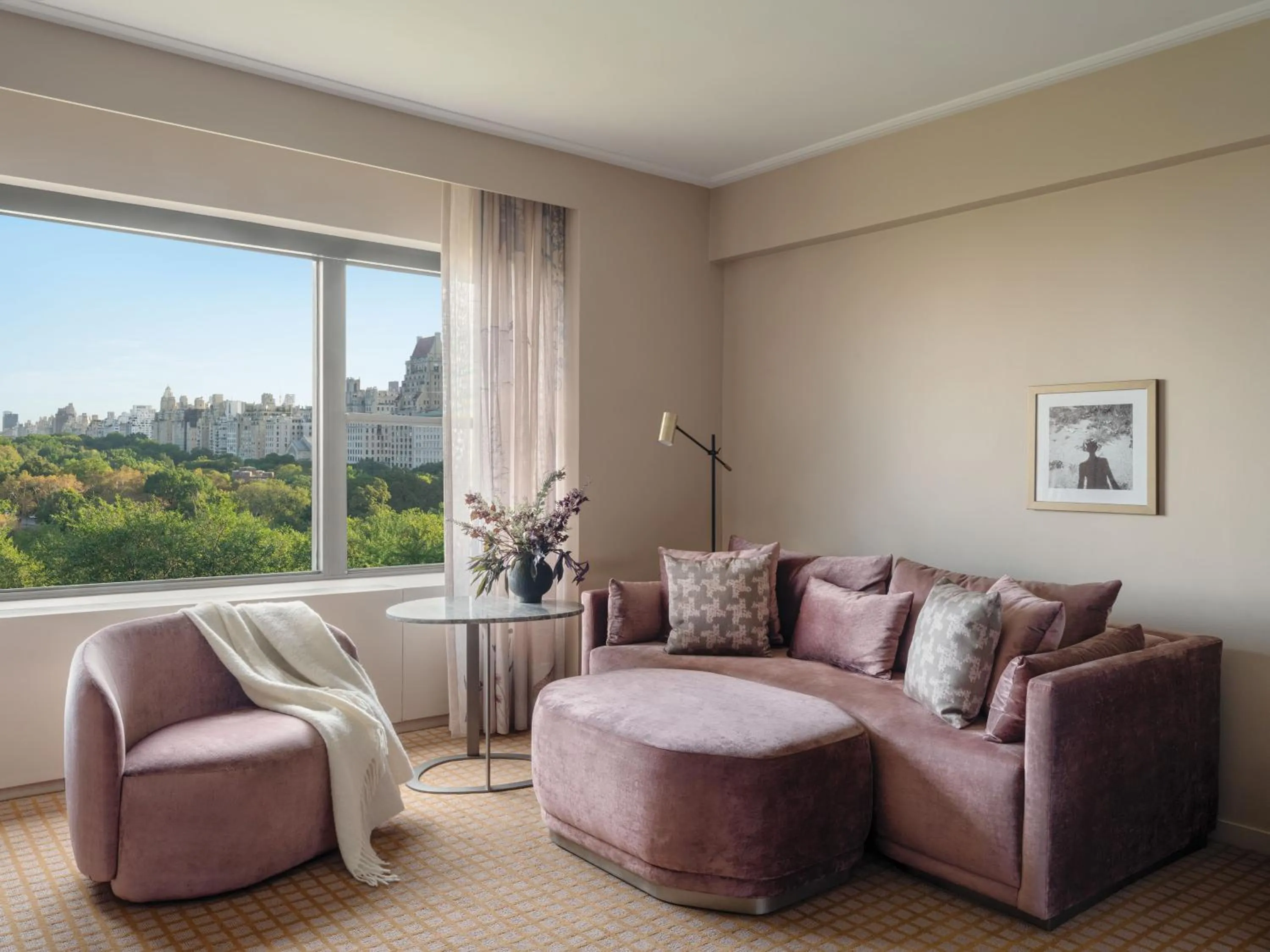 Seating area in Park Lane New York