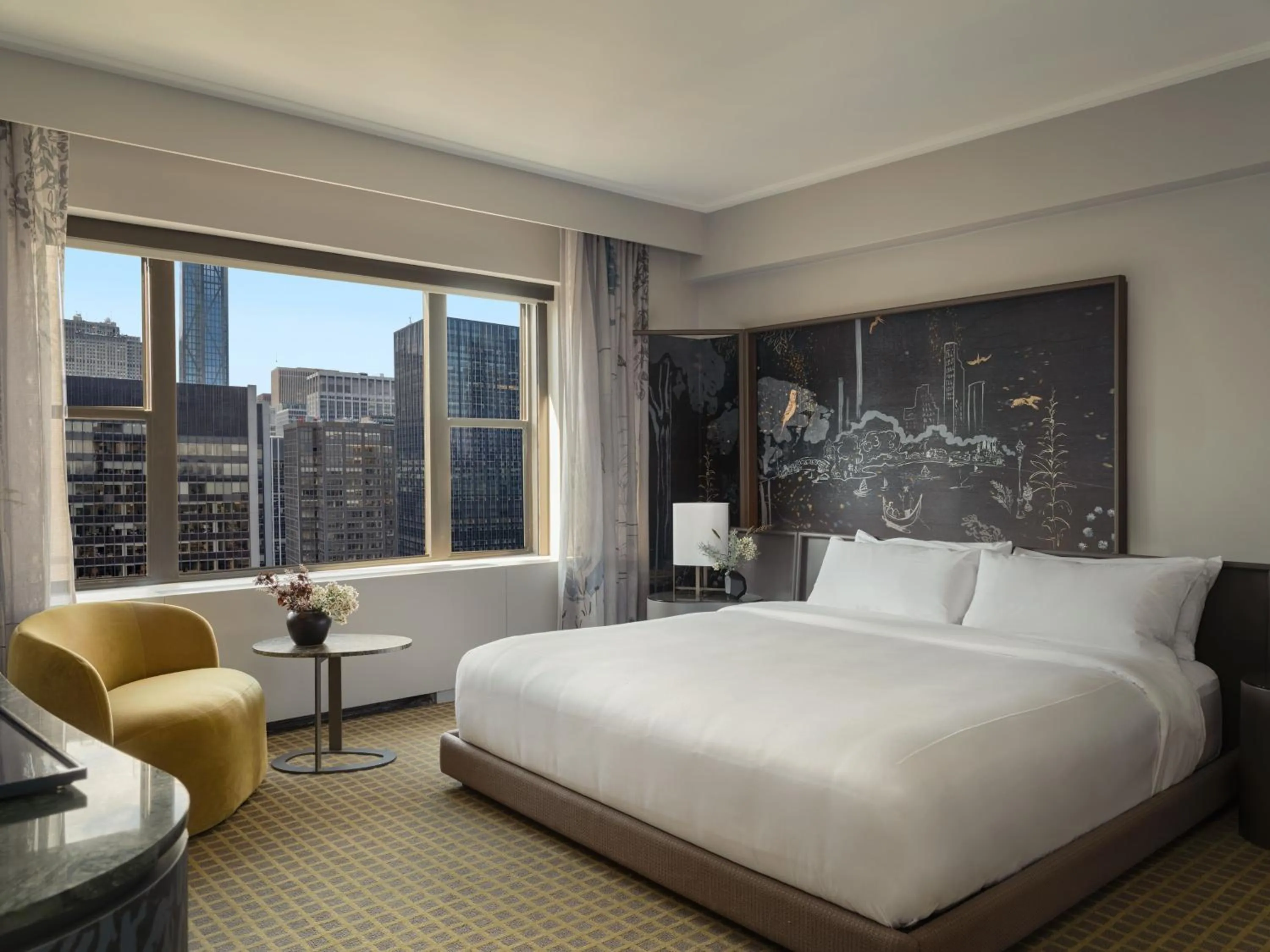 City view, Bed in Park Lane New York
